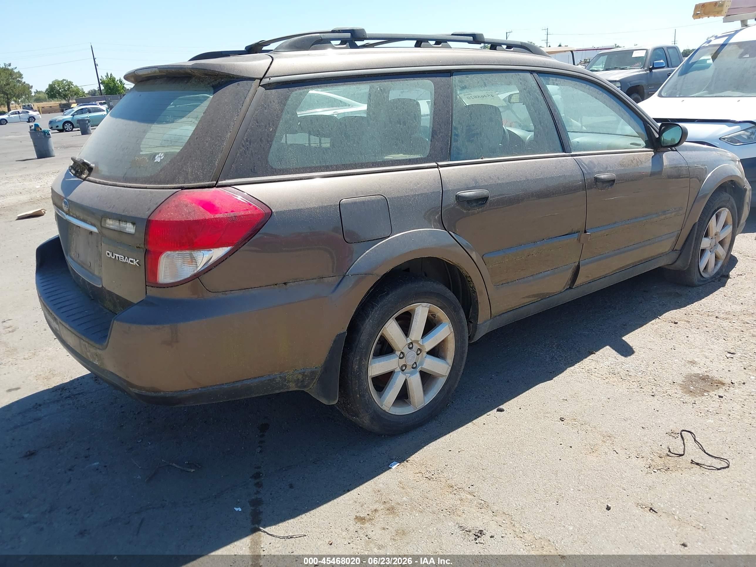 2008 Subaru Outback (natl) I/ll Bean W/nav/ll Bean W/nav/vdc Brown vin: 4S4BP61C687300981