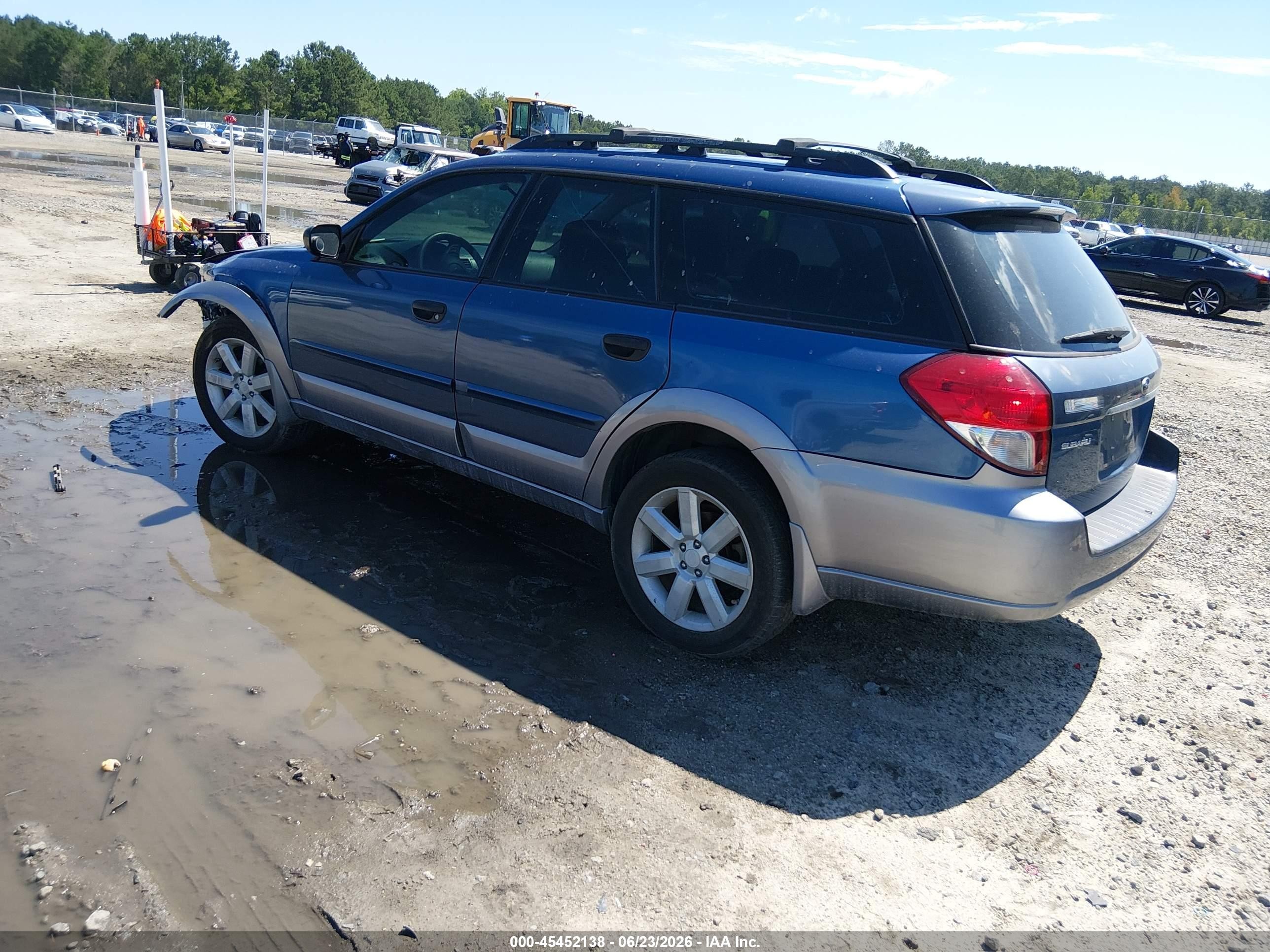 2008 Subaru Outback (natl) I/ll Bean W/nav/ll Bean W/nav/vdc Blue vin: 4S4BP61C687316288