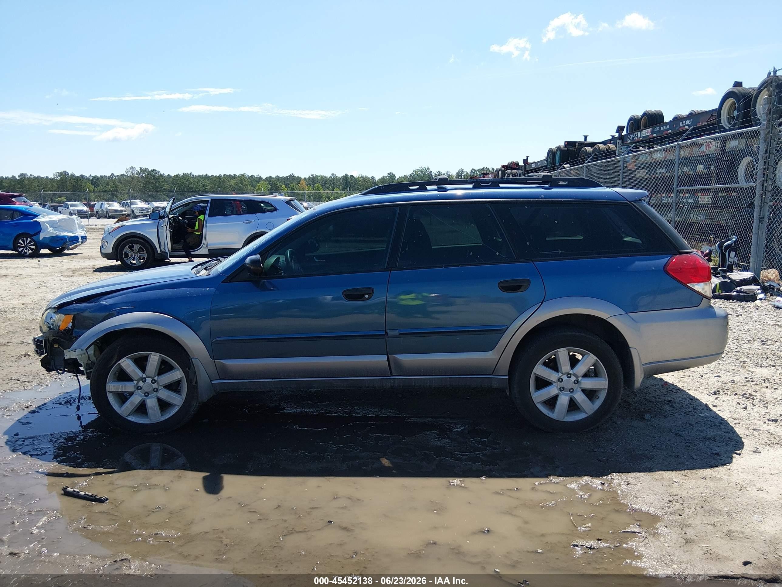 2008 Subaru Outback (natl) I/ll Bean W/nav/ll Bean W/nav/vdc Blue vin: 4S4BP61C687316288