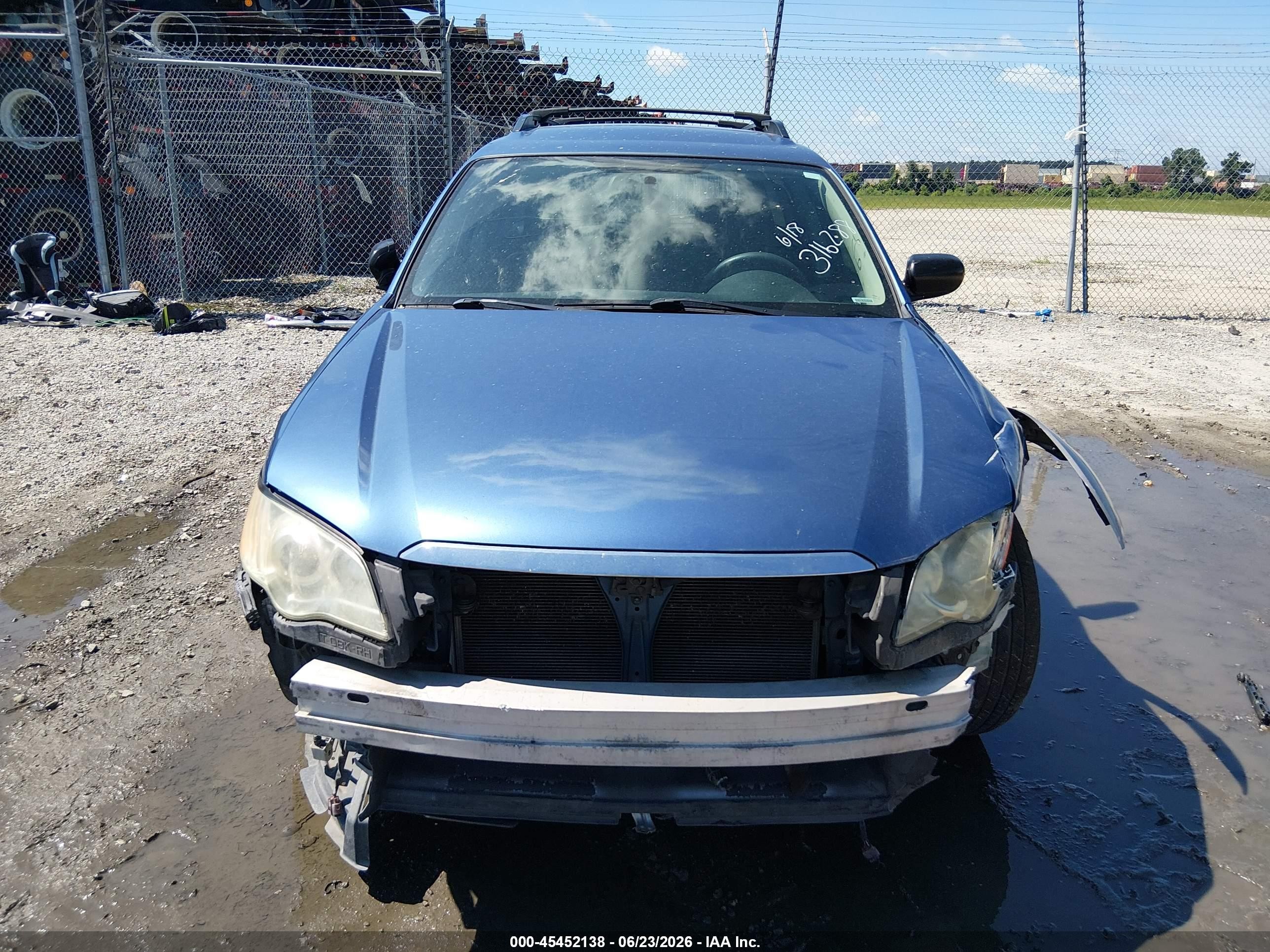 2008 Subaru Outback (natl) I/ll Bean W/nav/ll Bean W/nav/vdc Blue vin: 4S4BP61C687316288
