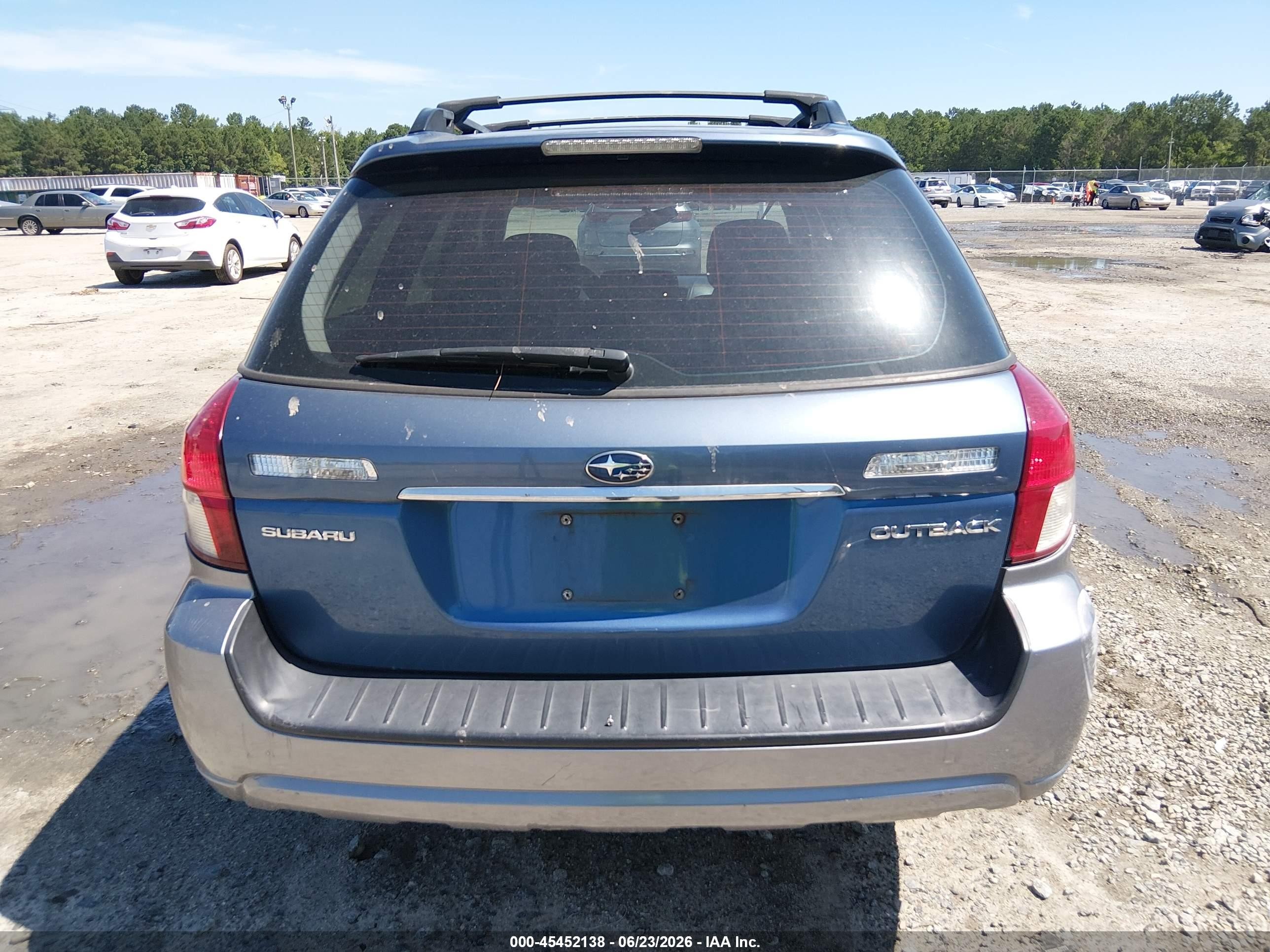 2008 Subaru Outback (natl) I/ll Bean W/nav/ll Bean W/nav/vdc Blue vin: 4S4BP61C687316288