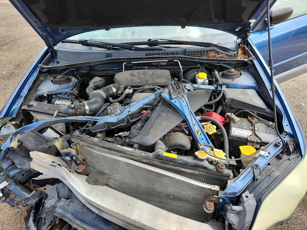 2008 Subaru Outback 2.5i Blue vin: 4S4BP61C687345189