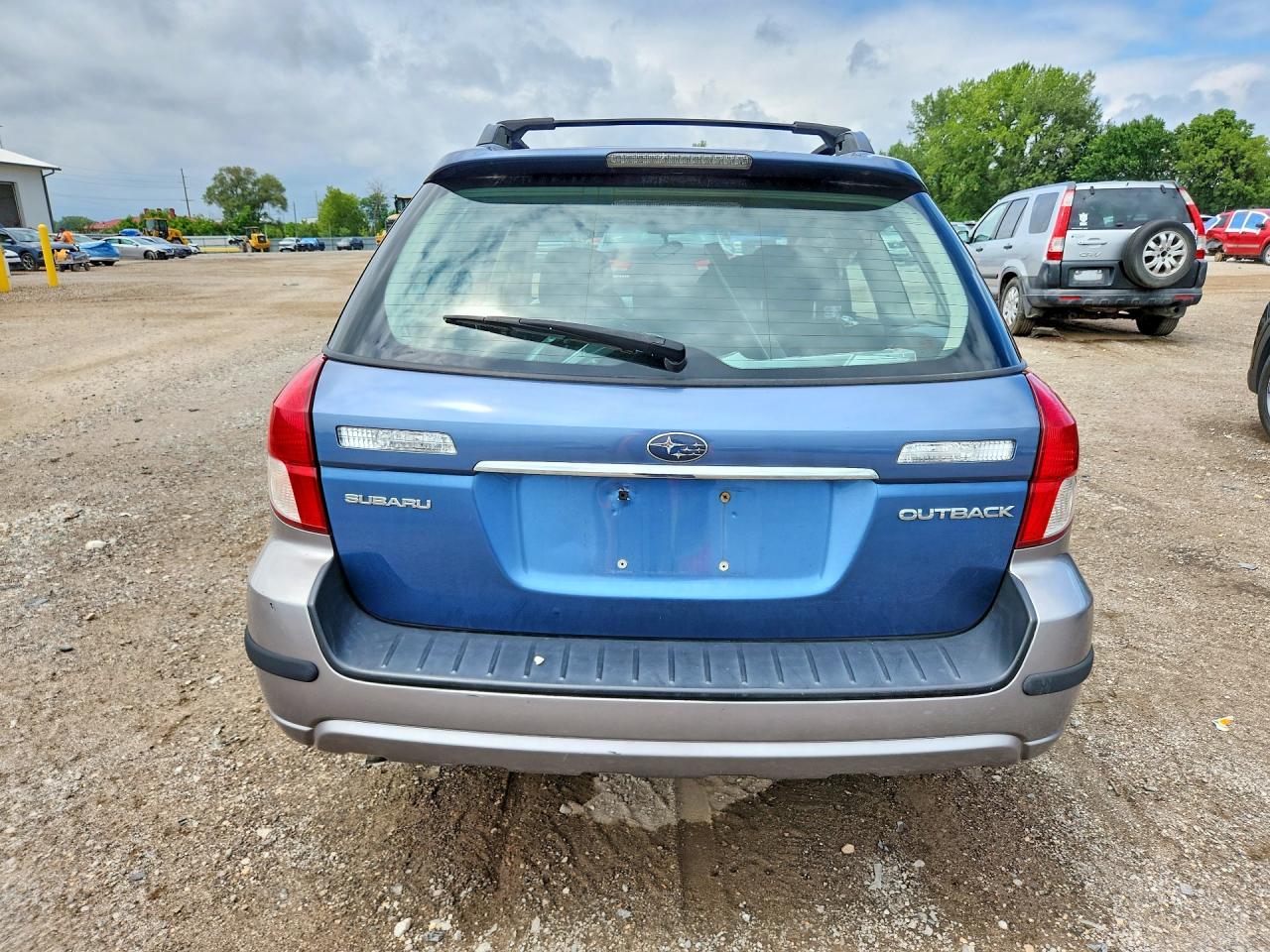 2008 Subaru Outback 2.5i Blue vin: 4S4BP61C687345189