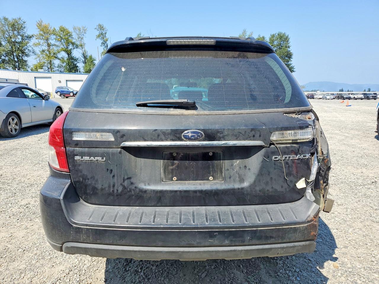 2008 Subaru Outback 2.5i Black vin: 4S4BP61C687357164