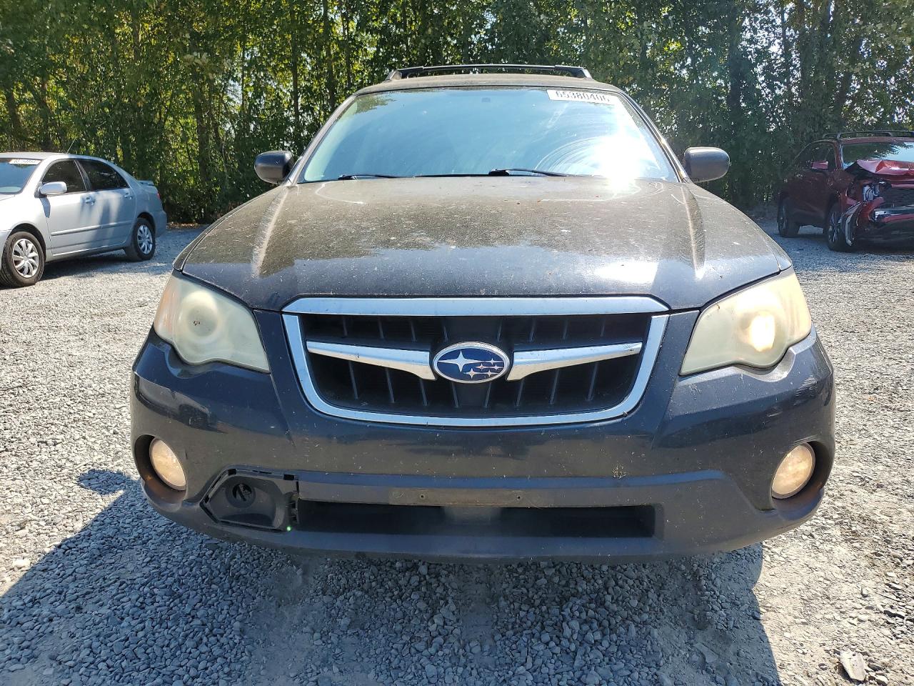 2008 Subaru Outback 2.5i Black vin: 4S4BP61C687357164