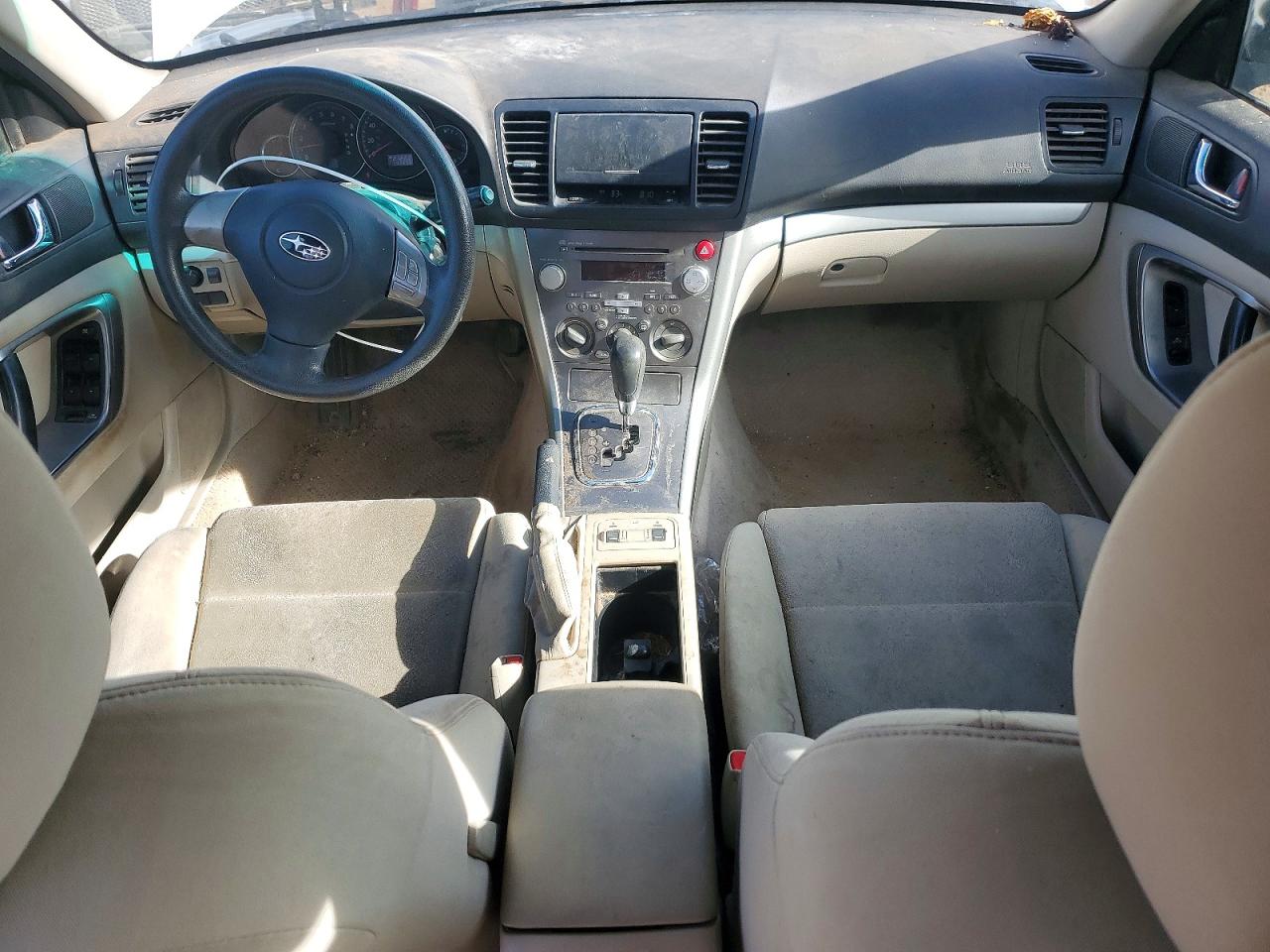 2008 Subaru Outback 2.5i White vin: 4S4BP61C687361117