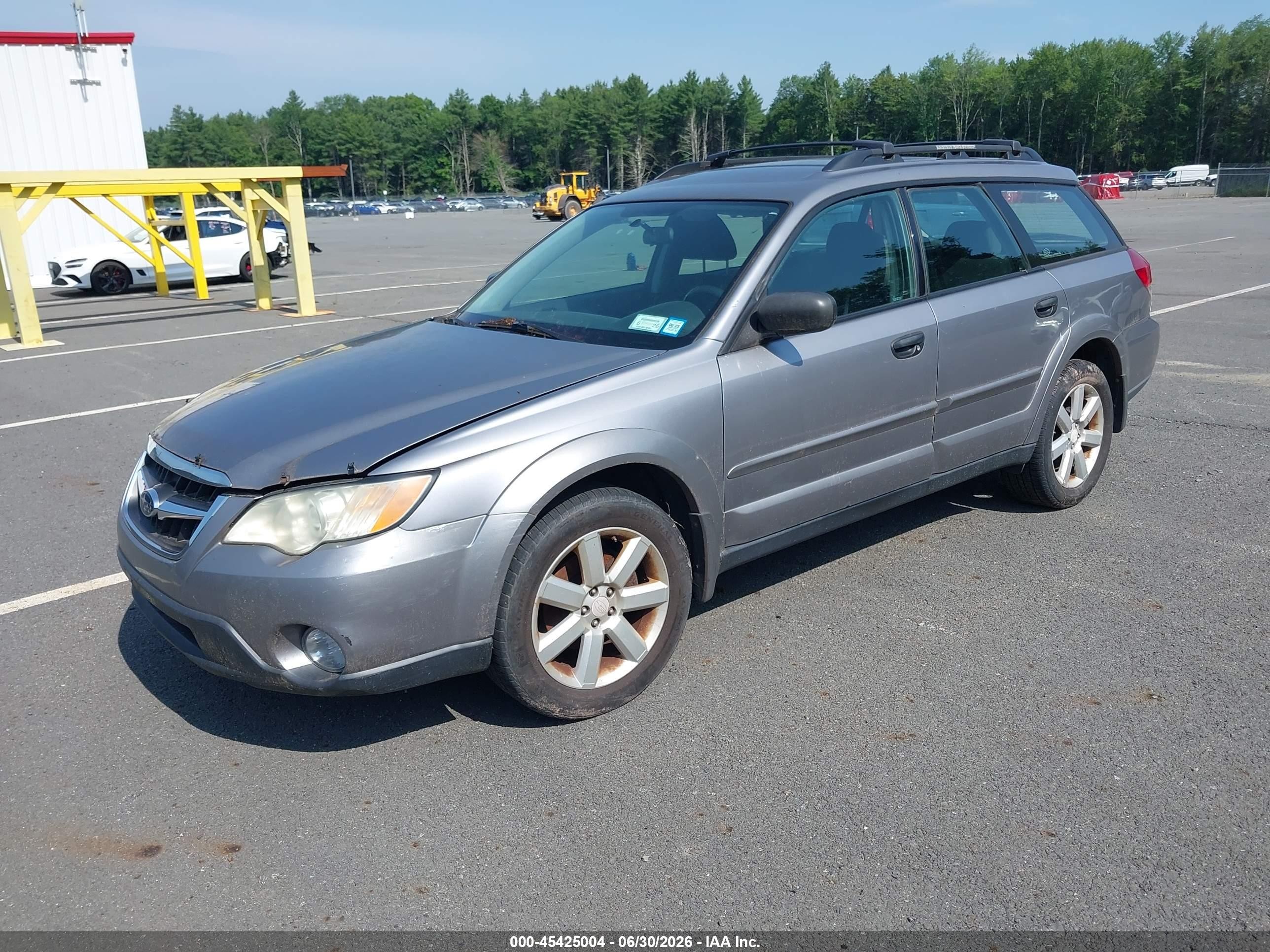 2008 Subaru Outback (natl) 2.5i L.l. Bean Edition/i Gray vin: 4S4BP61C687363126