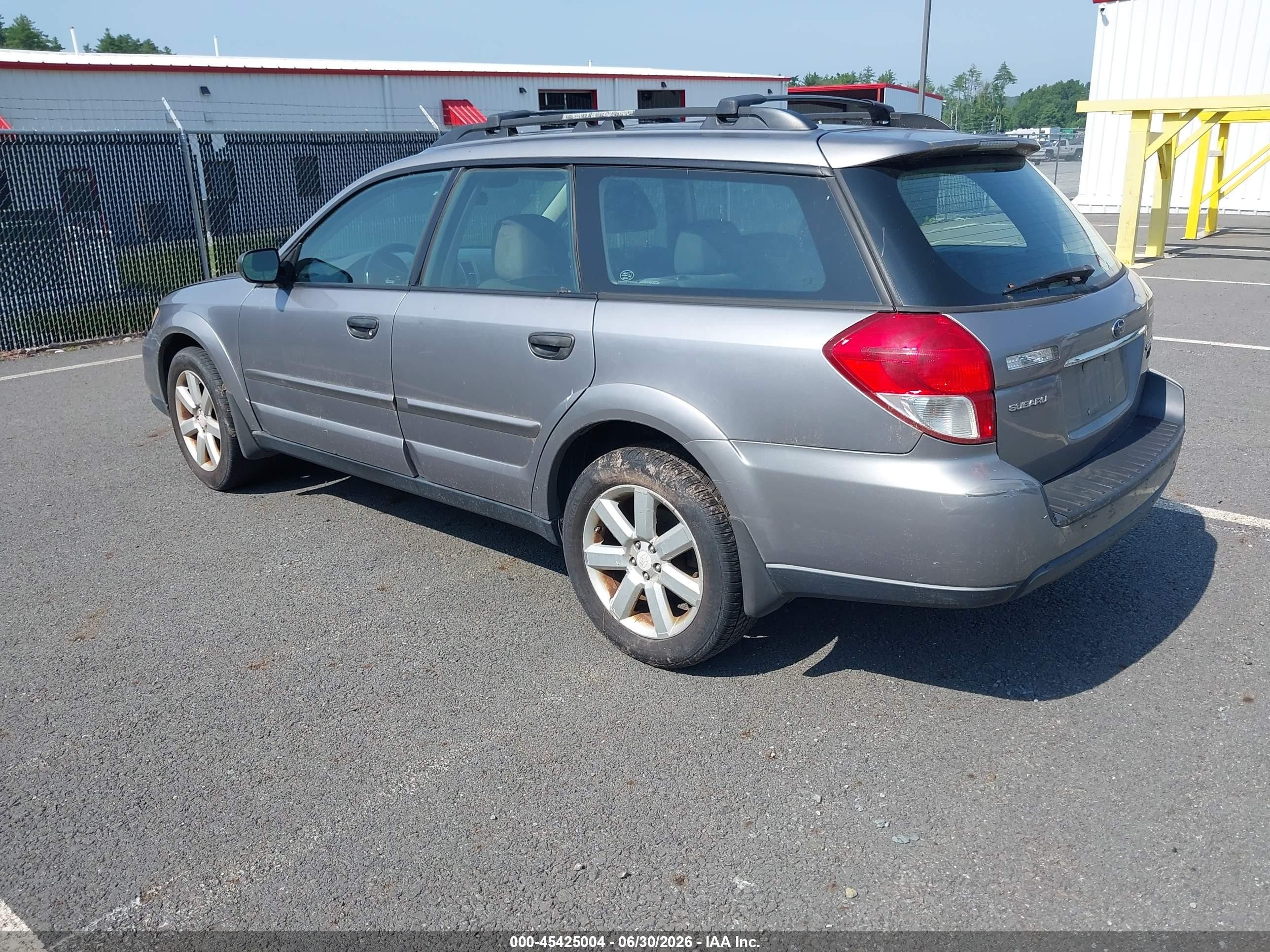 2008 Subaru Outback (natl) 2.5i L.l. Bean Edition/i Gray vin: 4S4BP61C687363126