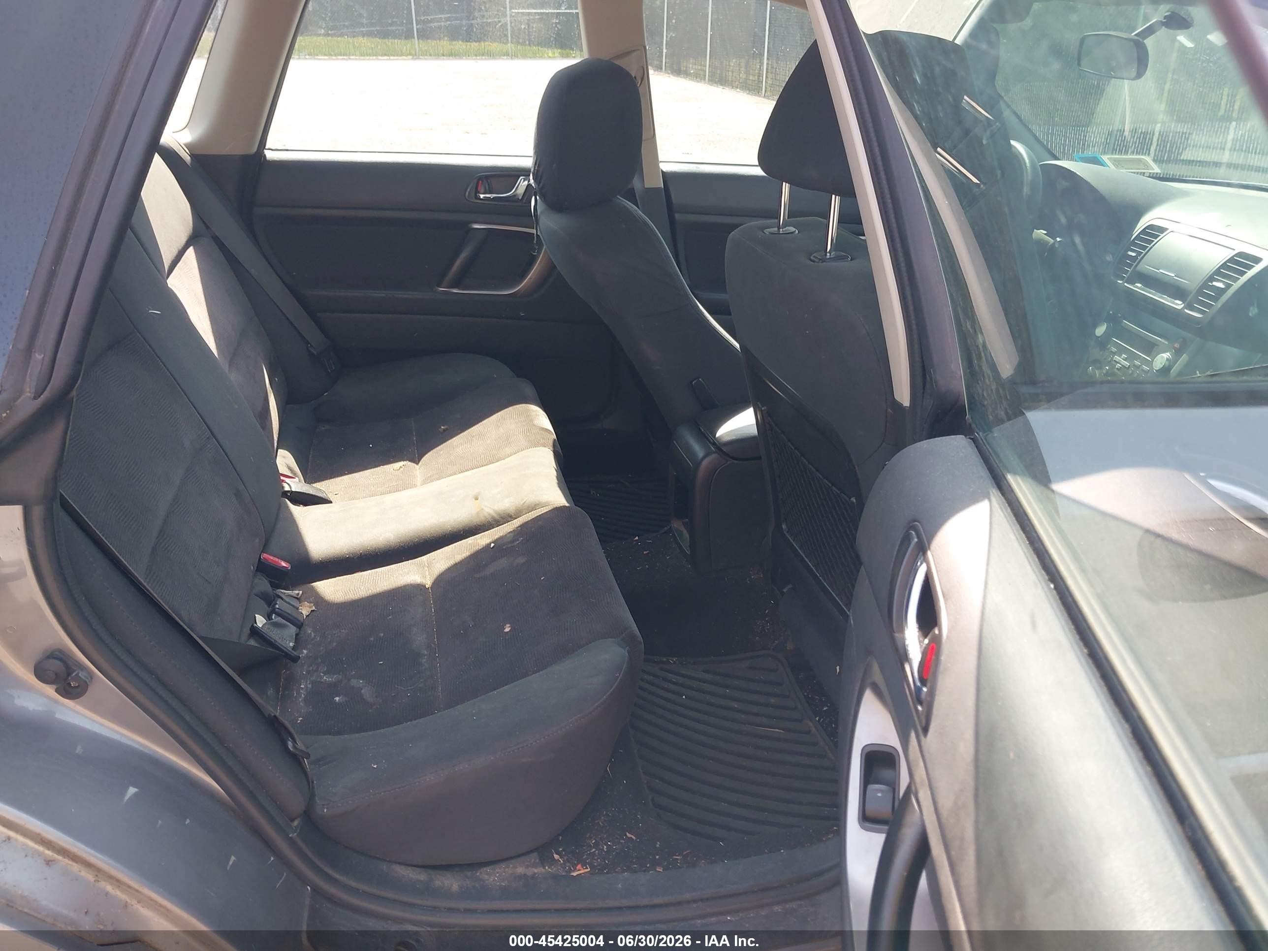 2008 Subaru Outback (natl) 2.5i L.l. Bean Edition/i Gray vin: 4S4BP61C687363126