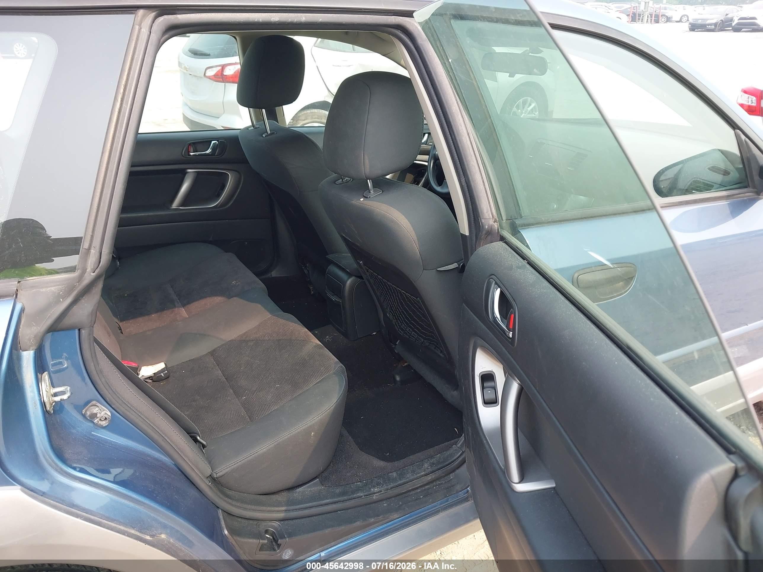 2009 Subaru Outback 2.5i Blue vin: 4S4BP61C697339460