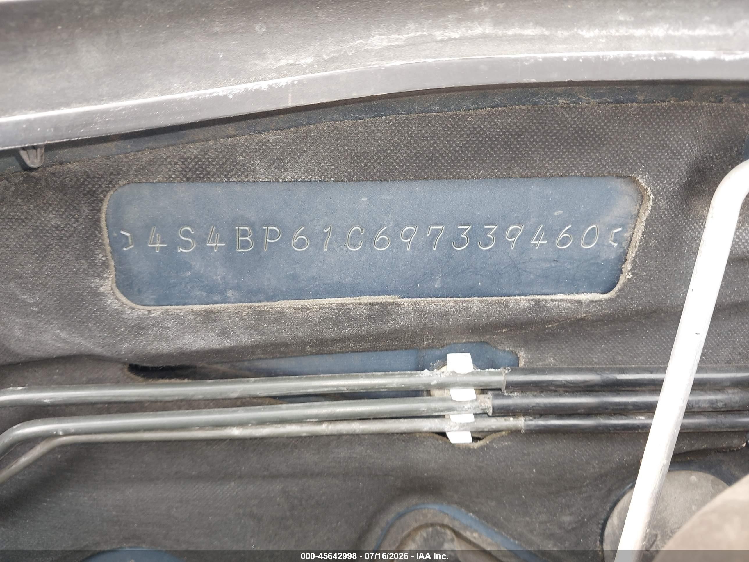 2009 Subaru Outback 2.5i Blue vin: 4S4BP61C697339460