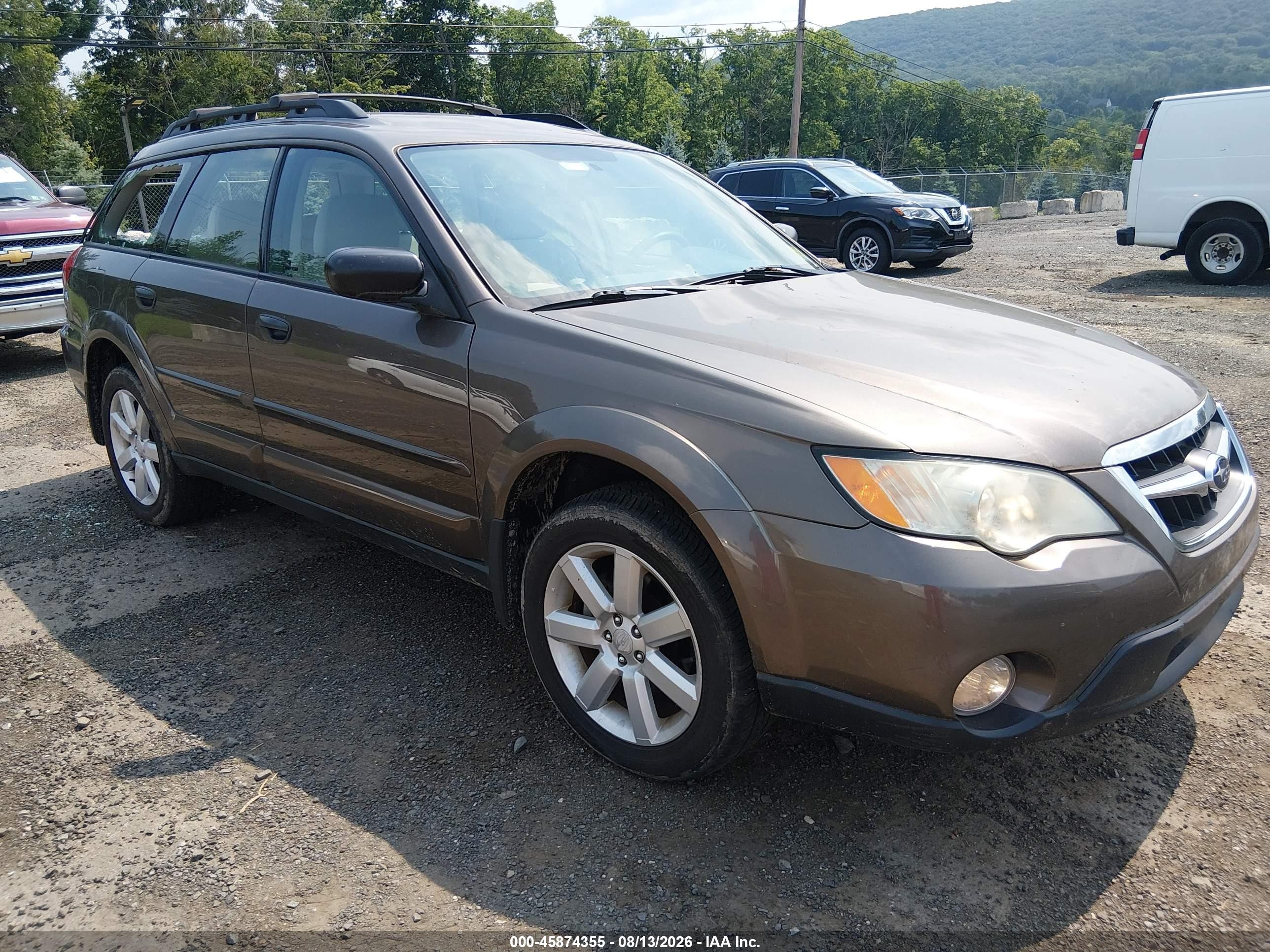 2009 Subaru Outback 2.5i Brown vin: 4S4BP61C697346361