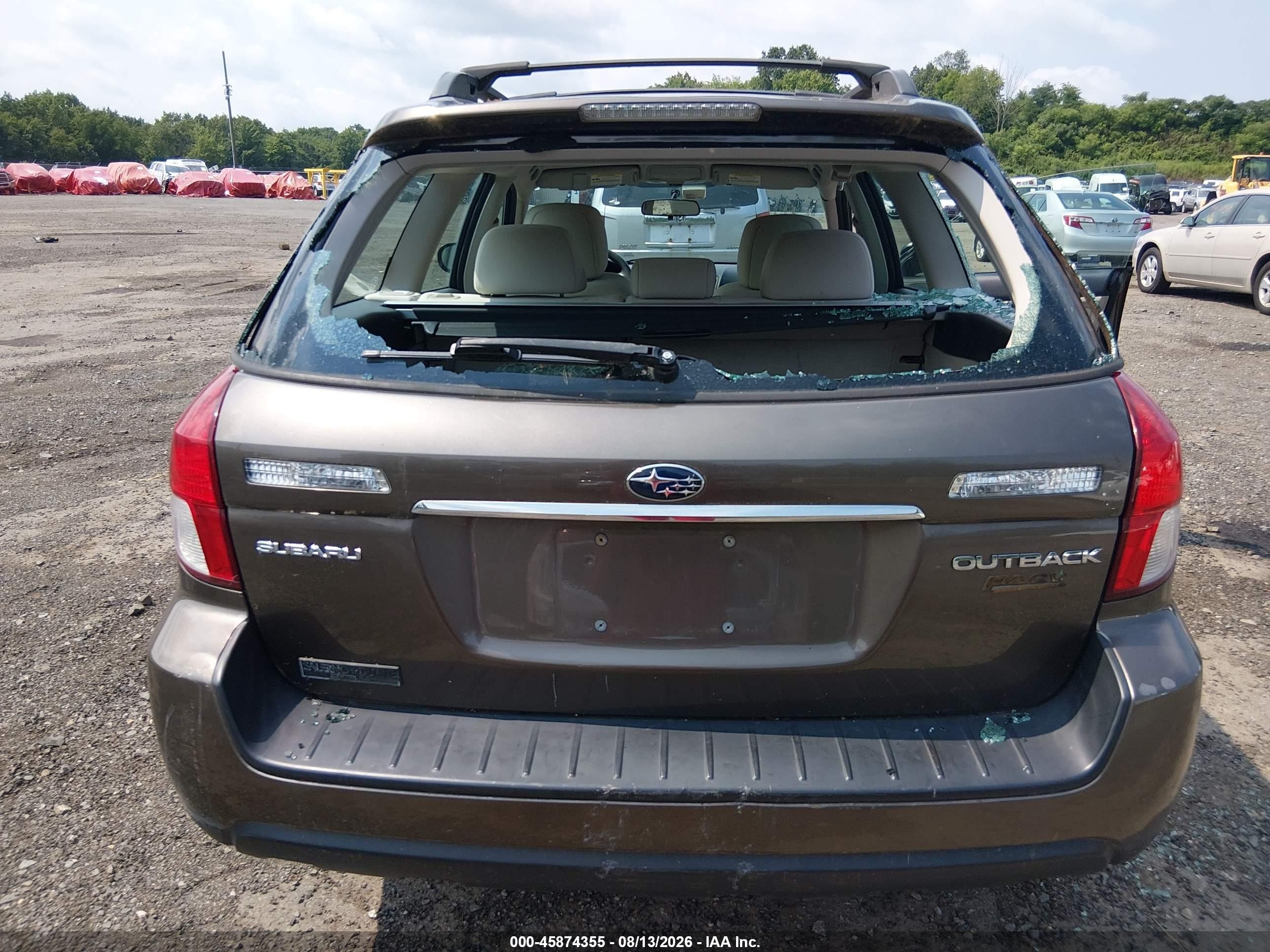 2009 Subaru Outback 2.5i Brown vin: 4S4BP61C697346361