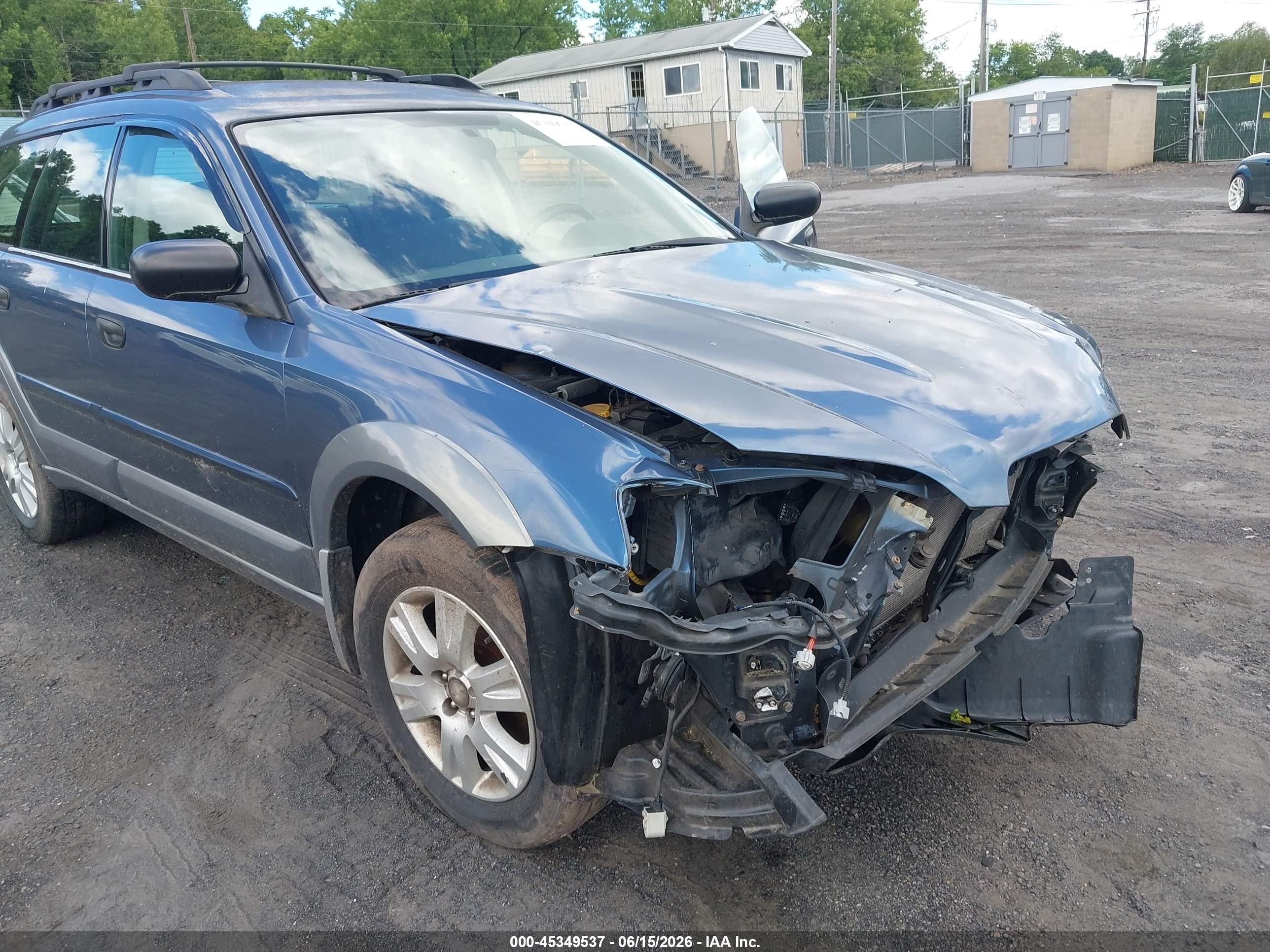 2005 Subaru Outback 2.5i Синий vin: 4S4BP61C757344466
