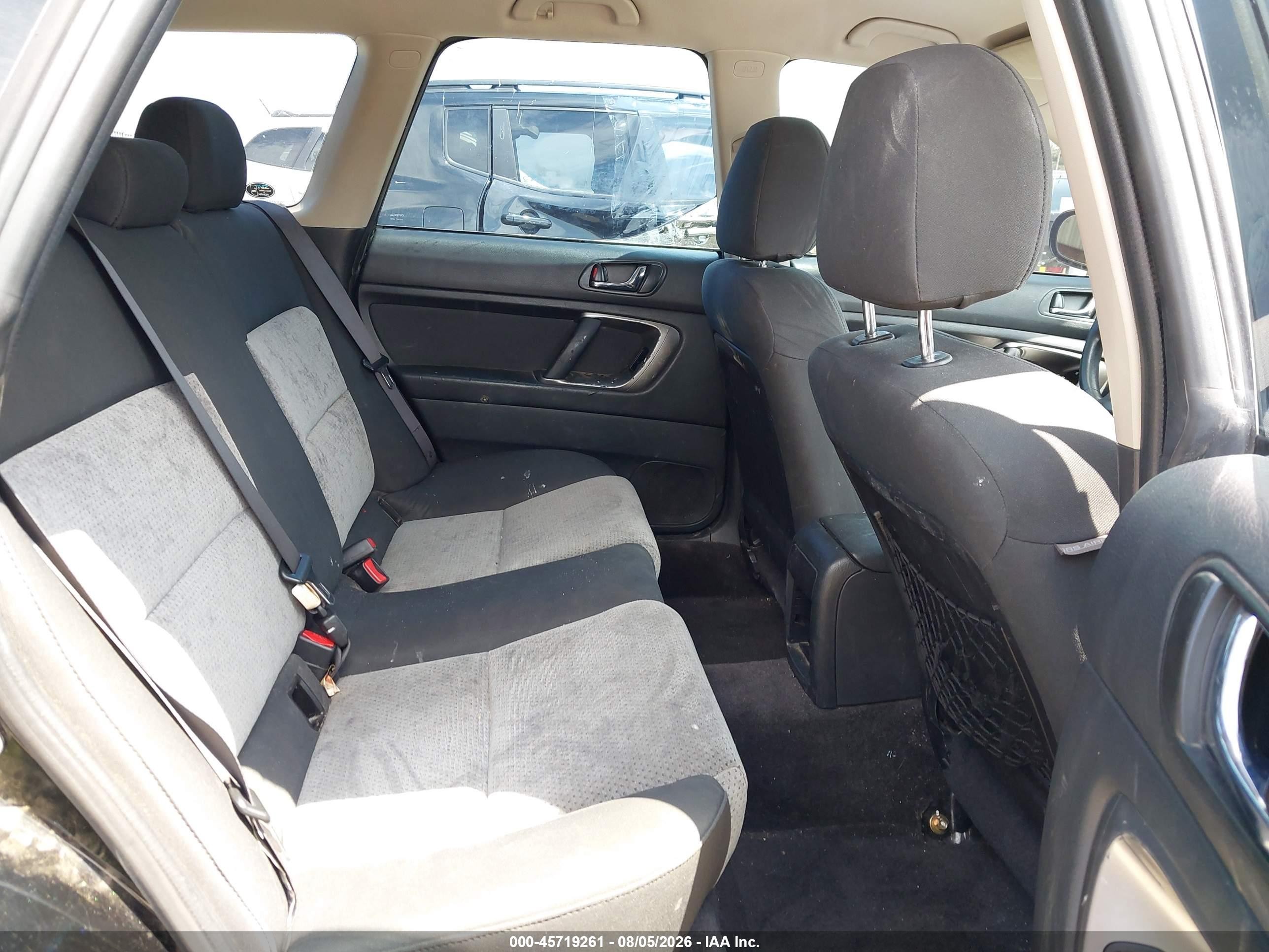 2005 Subaru Outback 2.5i Black vin: 4S4BP61C757352518