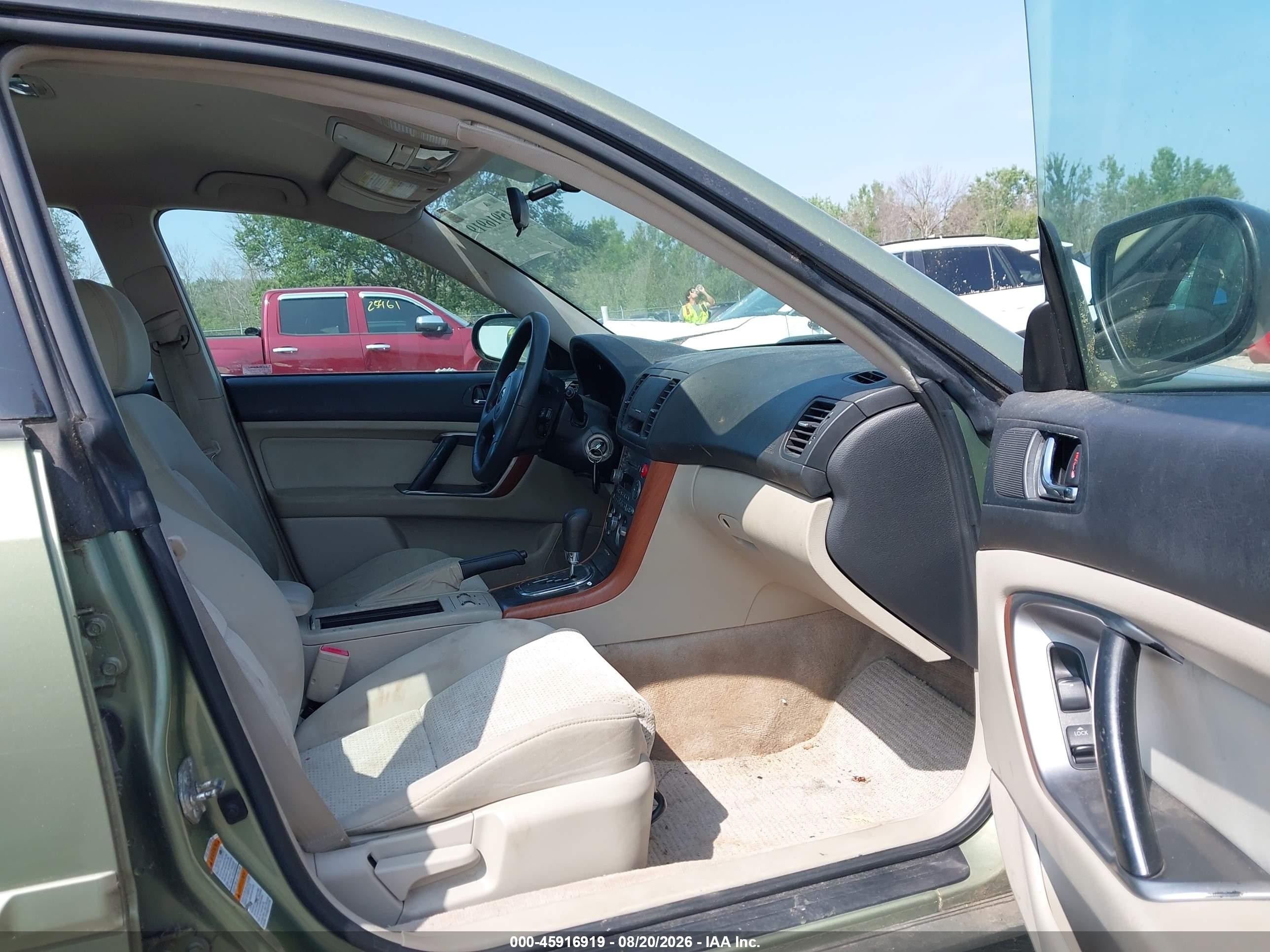 2005 Subaru Outback 2.5i Зеленый vin: 4S4BP61C757370386