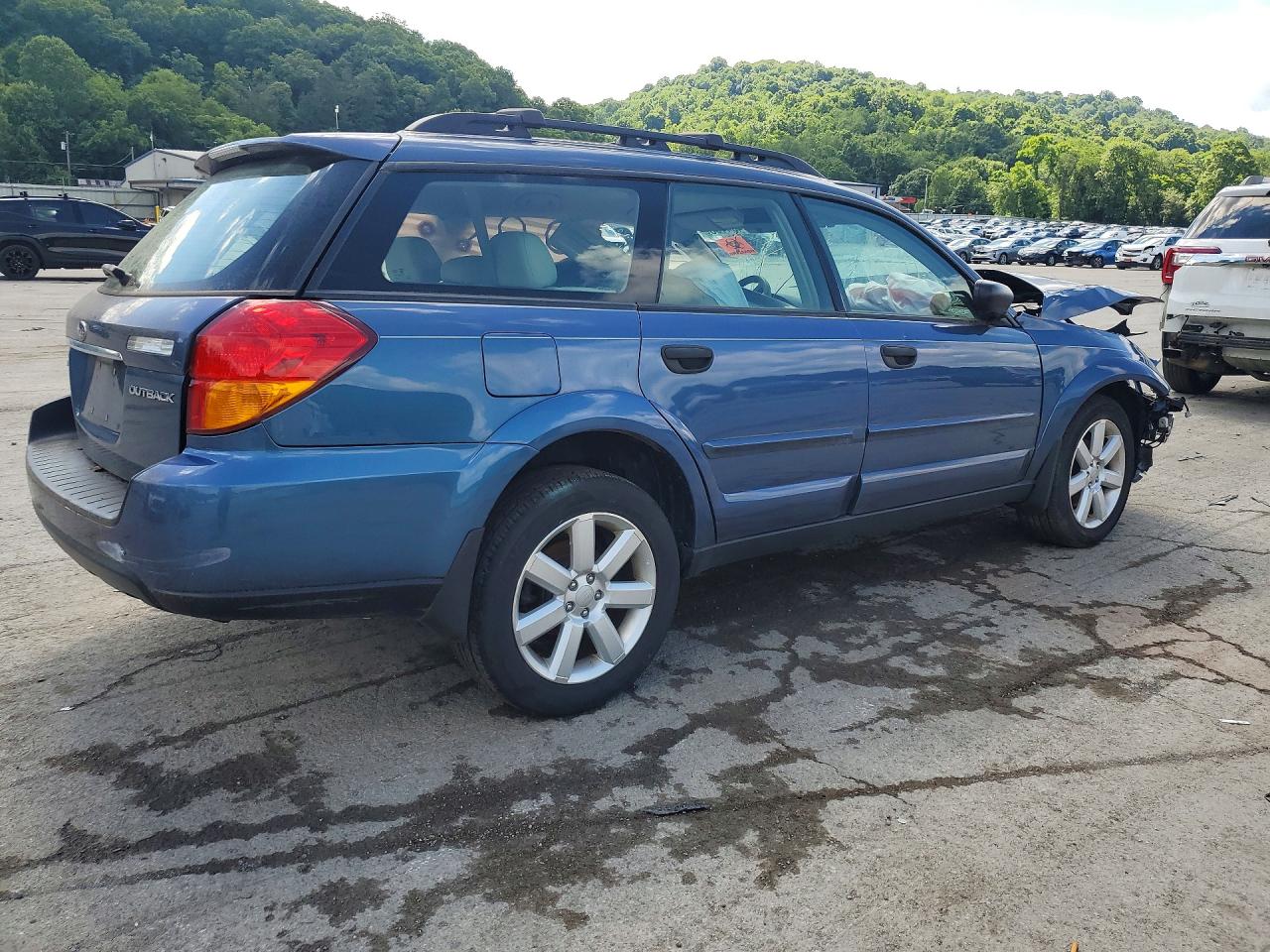 2006 Subaru Legacy Outback 2.5i Blue vin: 4S4BP61C767315194