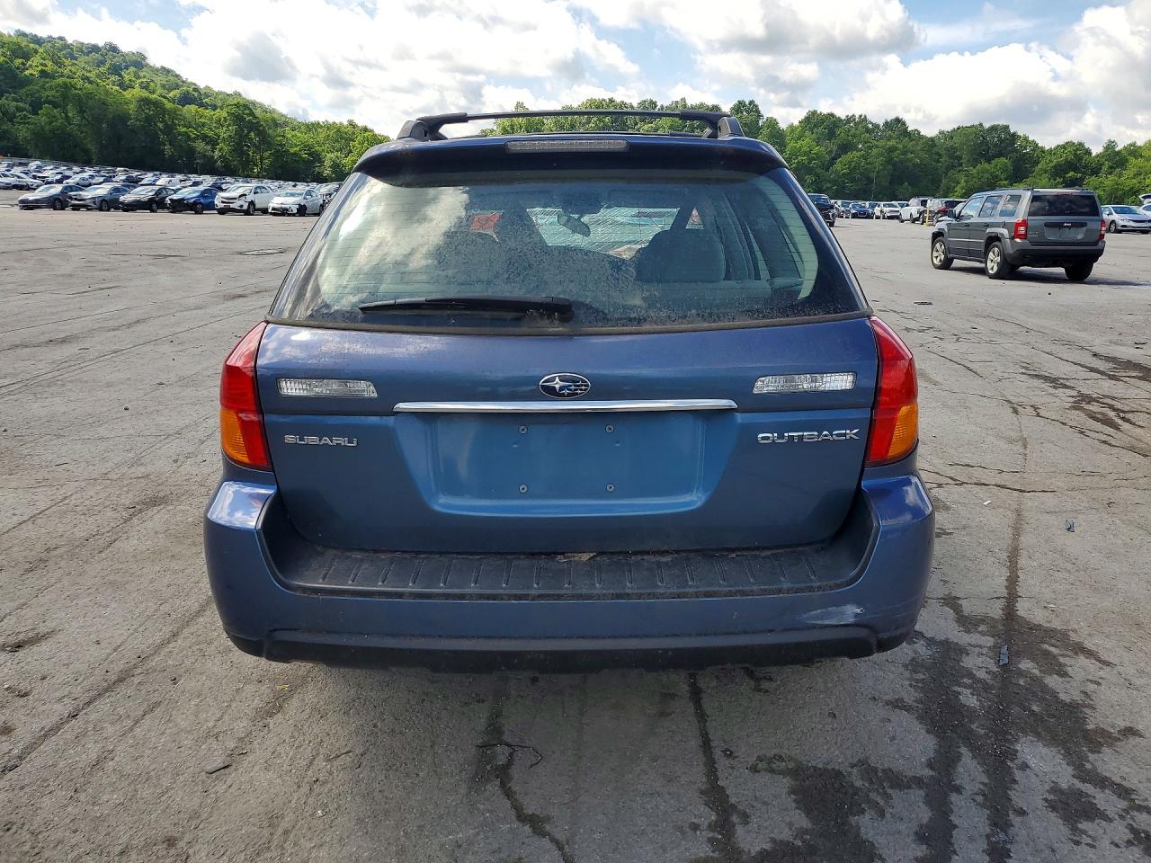 2006 Subaru Legacy Outback 2.5i Blue vin: 4S4BP61C767315194