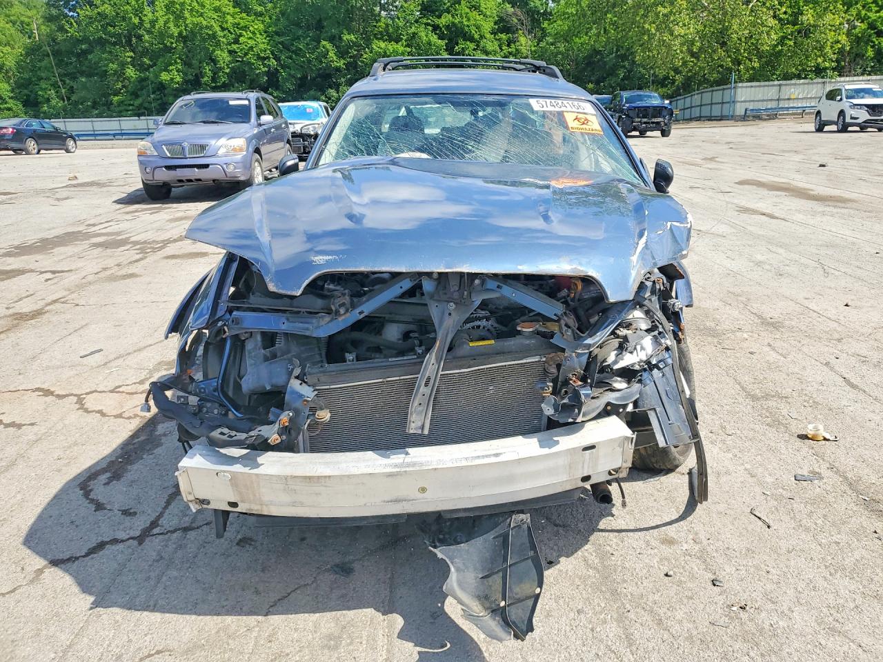 2006 Subaru Legacy Outback 2.5i Blue vin: 4S4BP61C767315194