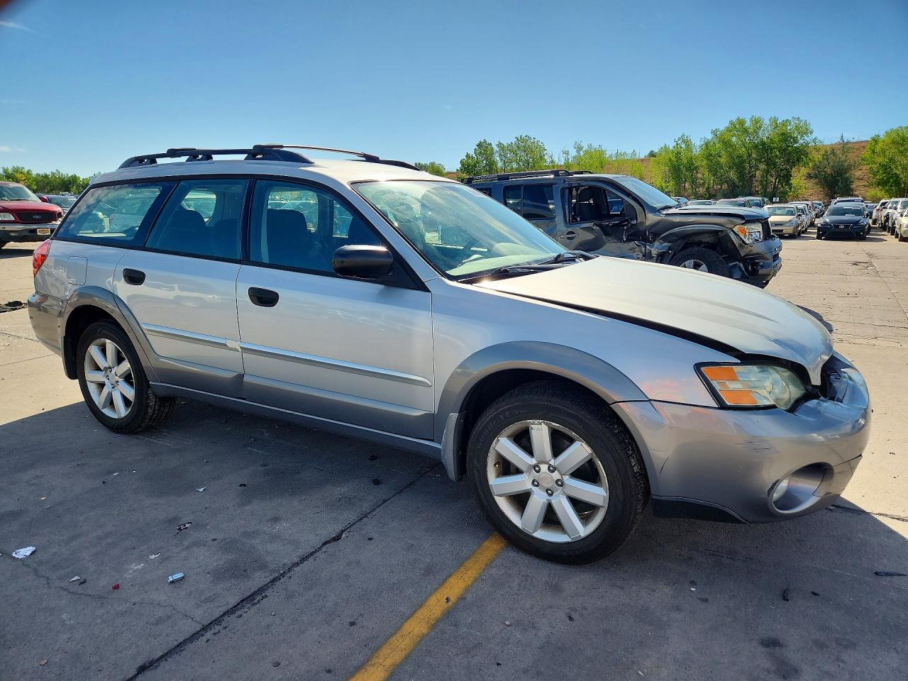 2006 Subaru Legacy Outback 2.5i Silver vin: 4S4BP61C767330620