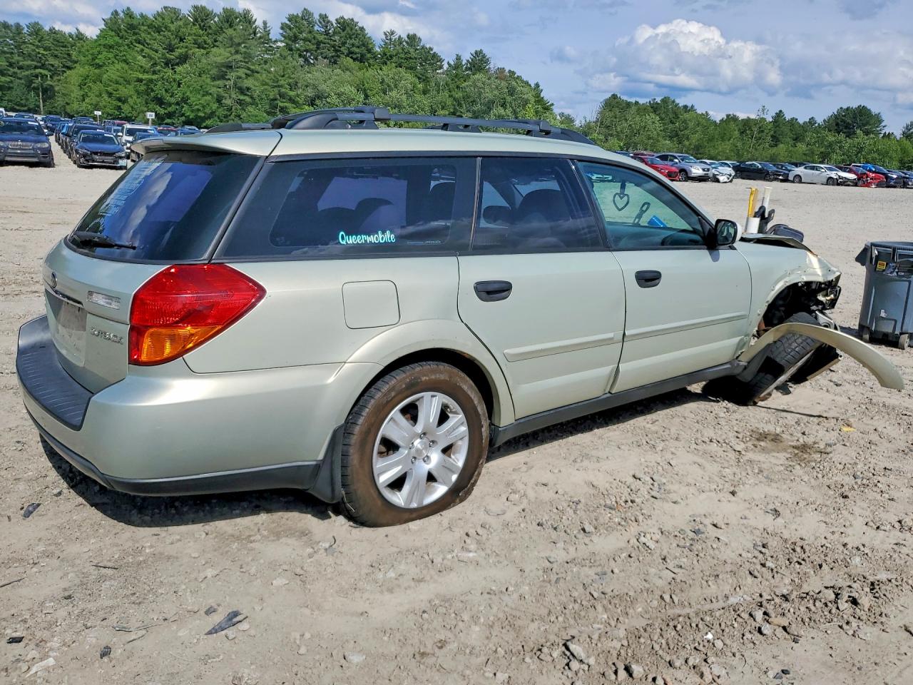 2006 Subaru Legacy Outback 2.5i Beige vin: 4S4BP61C767343674