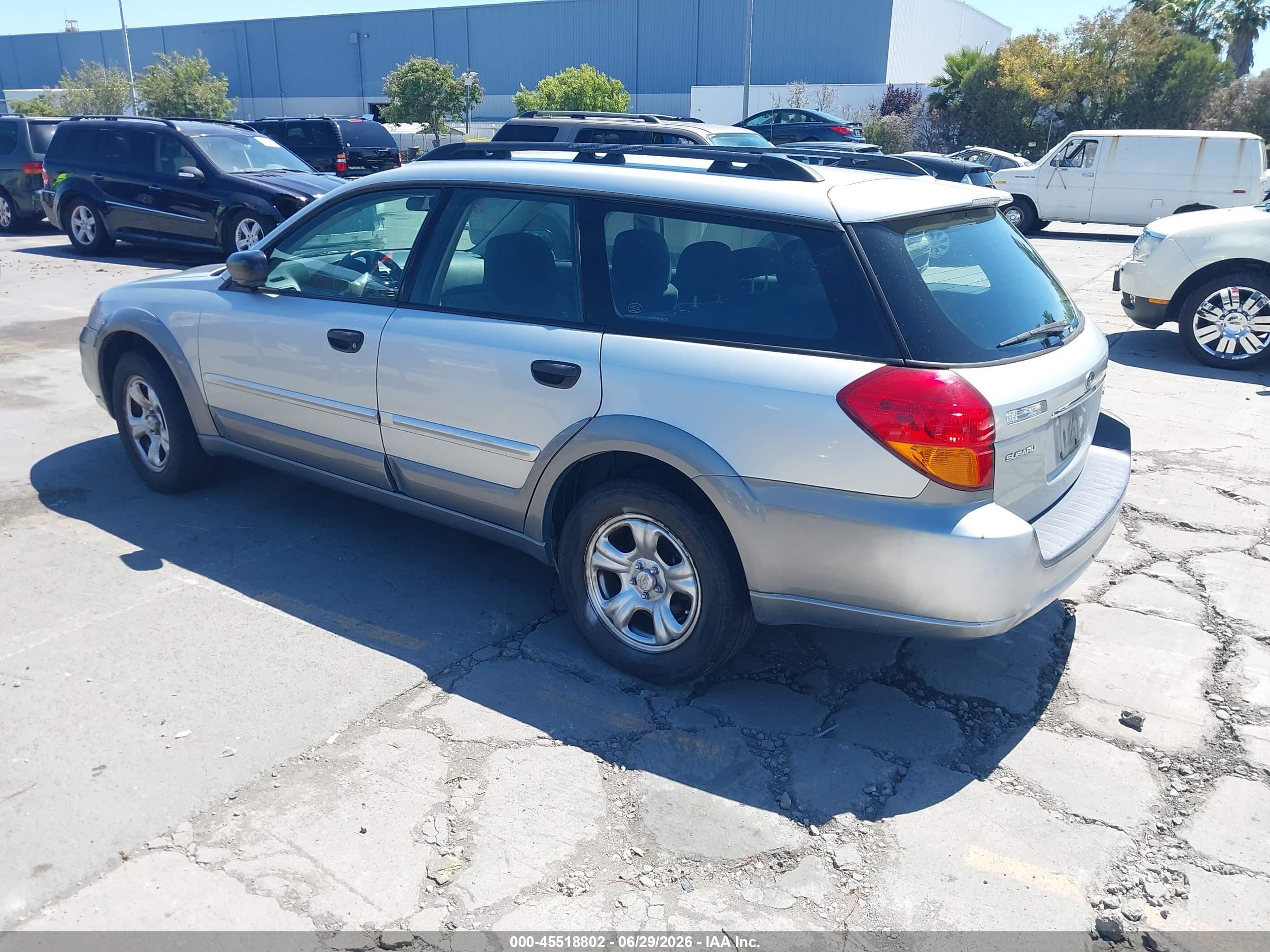 2007 Subaru Outback 2.5i Basic Gray vin: 4S4BP61C777319375