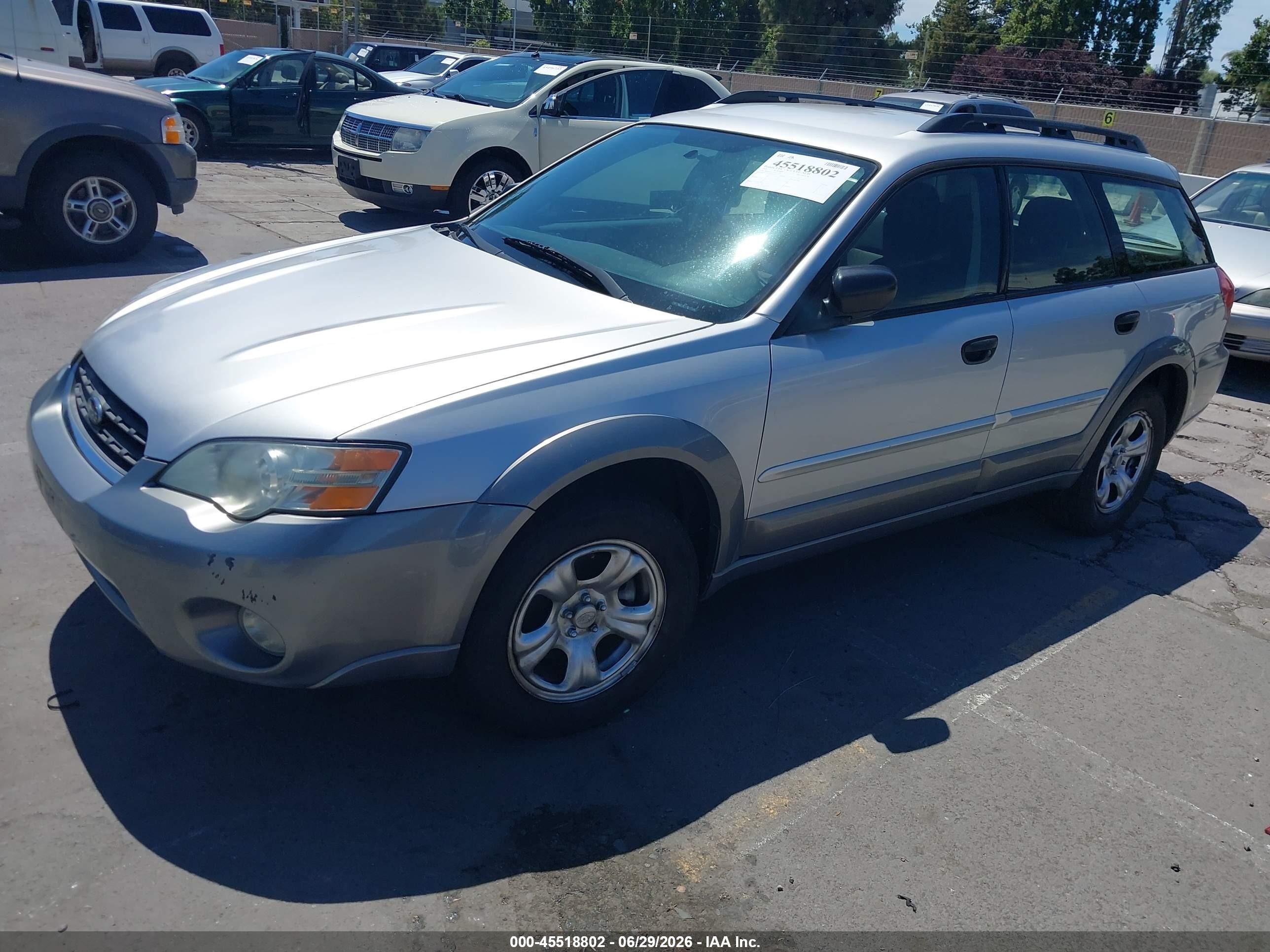 2007 Subaru Outback 2.5i Basic Gray vin: 4S4BP61C777319375