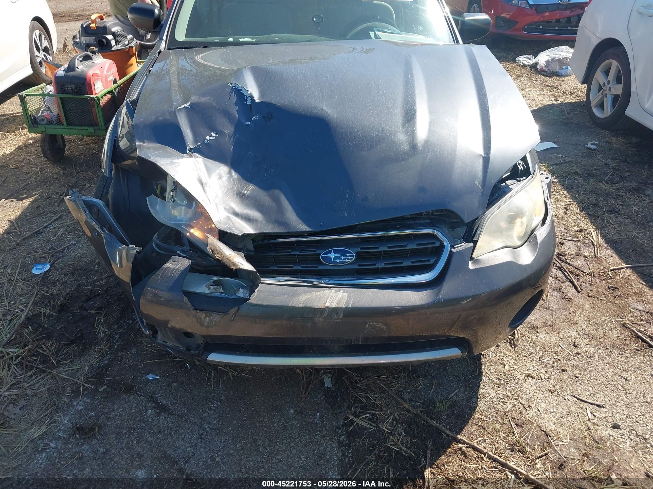 2007 Subaru Outback 2.5i L.l. Bean Edition Gray vin: 4S4BP61C777337584