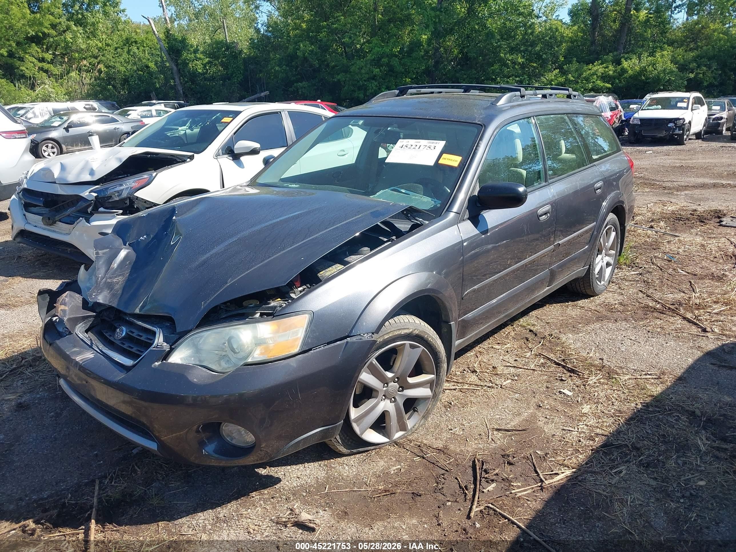 2007 Subaru Outback 2.5i L.l. Bean Edition Gray vin: 4S4BP61C777337584
