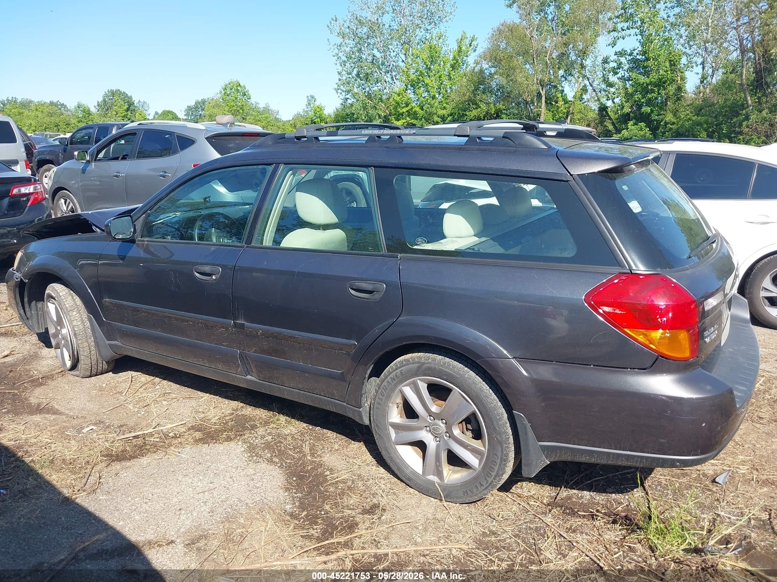 2007 Subaru Outback 2.5i L.l. Bean Edition Gray vin: 4S4BP61C777337584