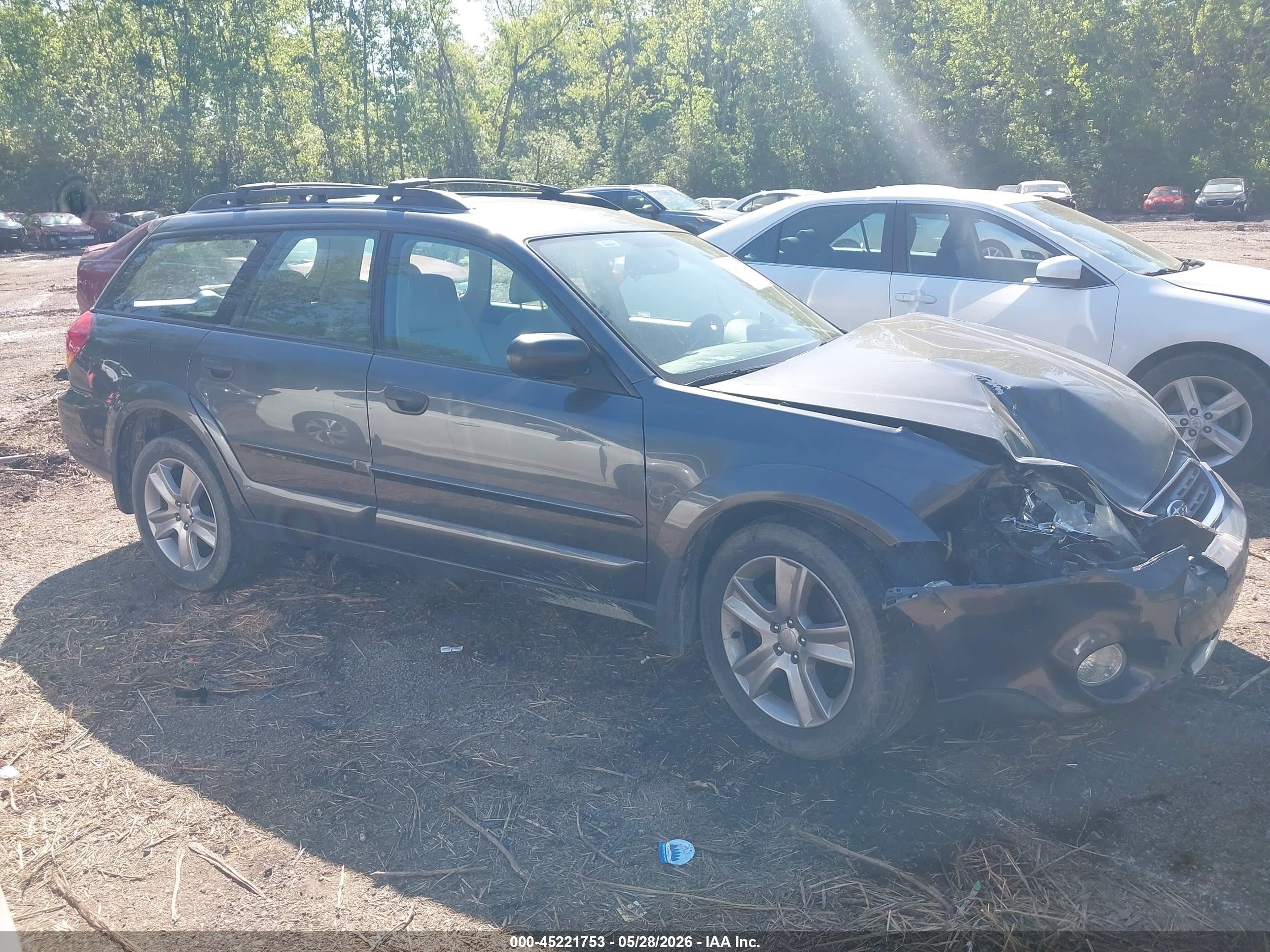2007 Subaru Outback 2.5i L.l. Bean Edition Gray vin: 4S4BP61C777337584