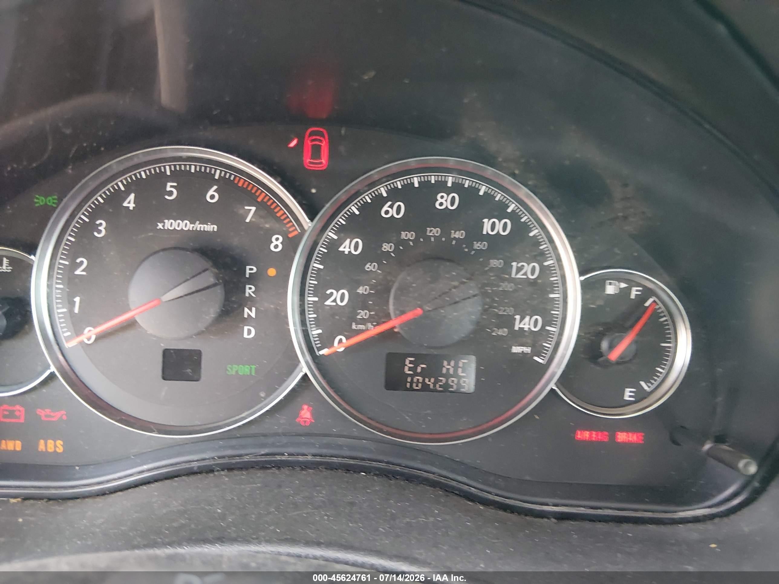 2008 Subaru Outback (natl) I/ll Bean W/nav/ll Bean W/nav/vdc Blue vin: 4S4BP61C787336761