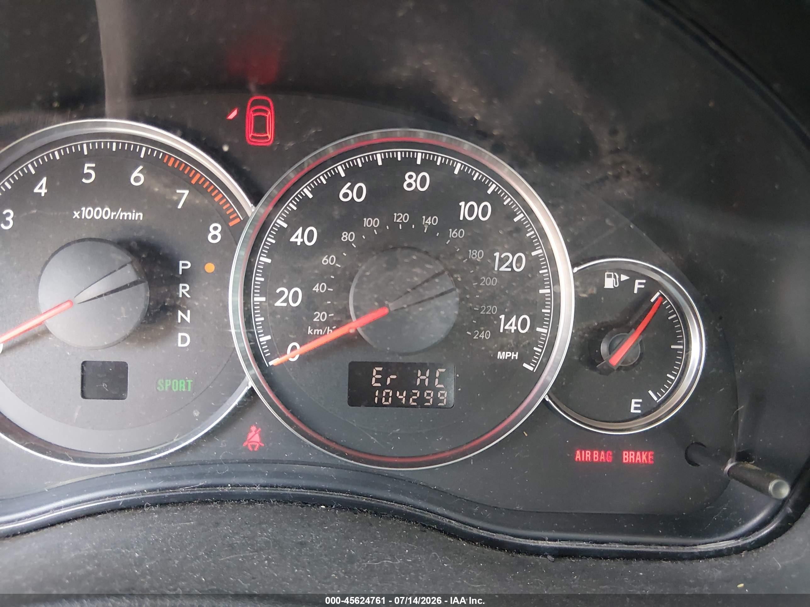 2008 Subaru Outback (natl) I/ll Bean W/nav/ll Bean W/nav/vdc Blue vin: 4S4BP61C787336761