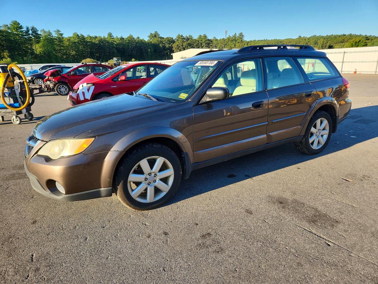2008 Subaru Outback 2.5i Brown vin: 4S4BP61C787342611