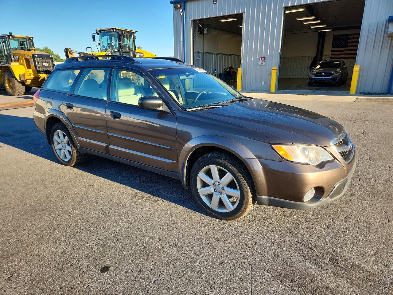2008 Subaru Outback 2.5i Brown vin: 4S4BP61C787342611