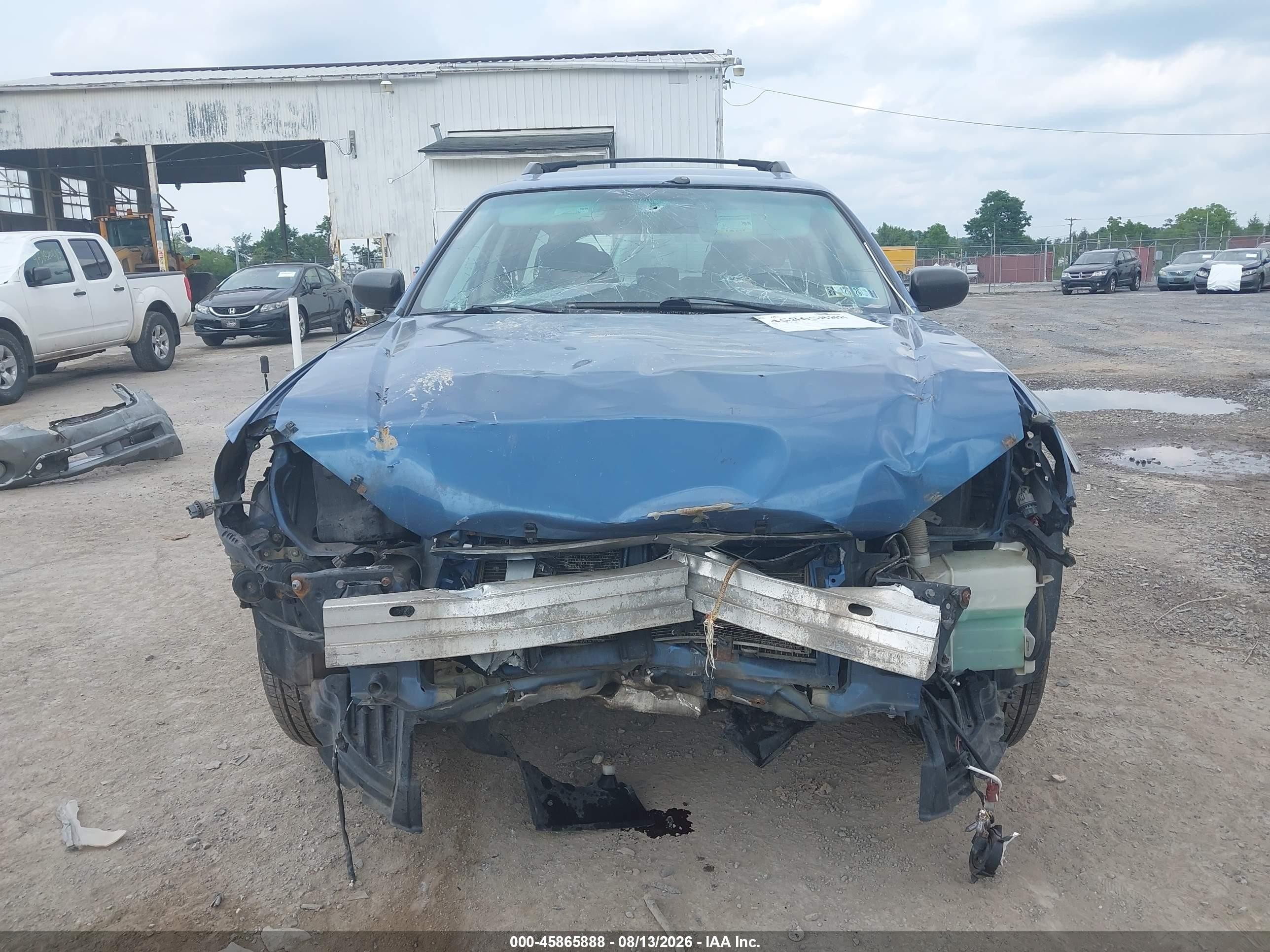 2008 Subaru Outback 2.5i/2.5i L.l. Bean Edition Blue vin: 4S4BP61C787363944