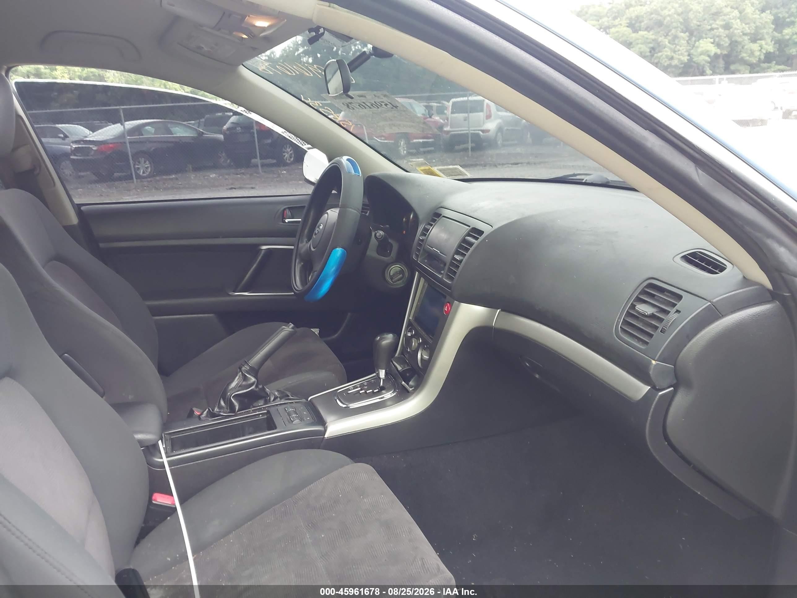 2008 Subaru Outback 2.5i/2.5i L.l. Bean Edition Blue vin: 4S4BP61C787365743
