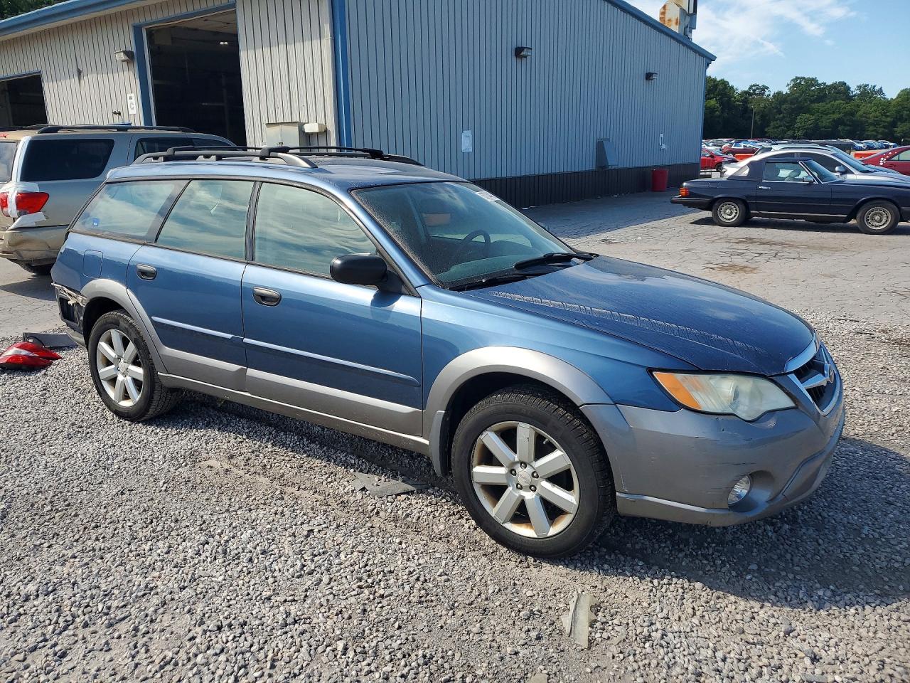 2009 Subaru Outback 2.5i Blue vin: 4S4BP61C797329343