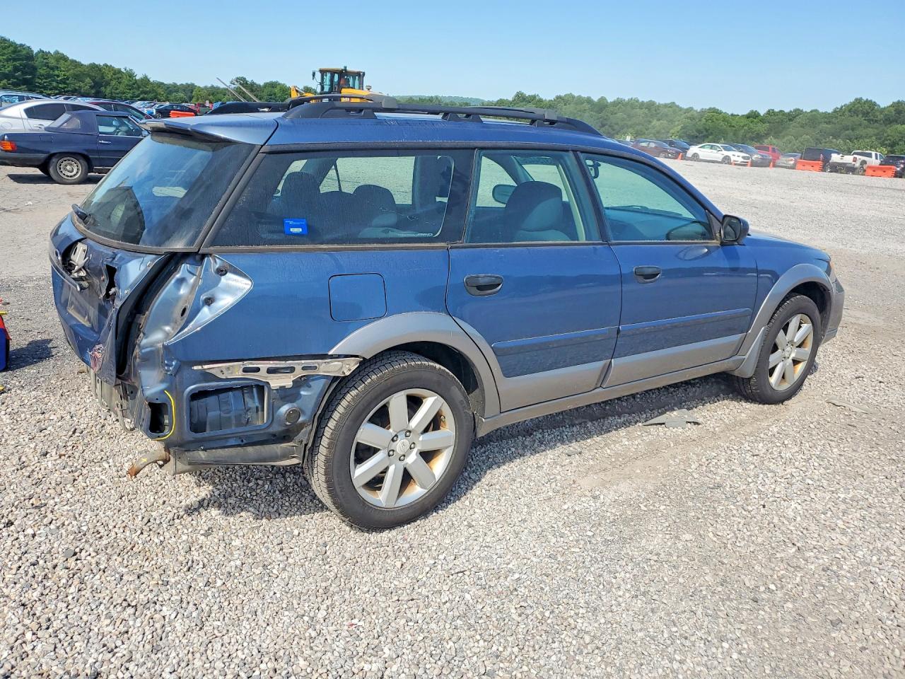 2009 Subaru Outback 2.5i Blue vin: 4S4BP61C797329343