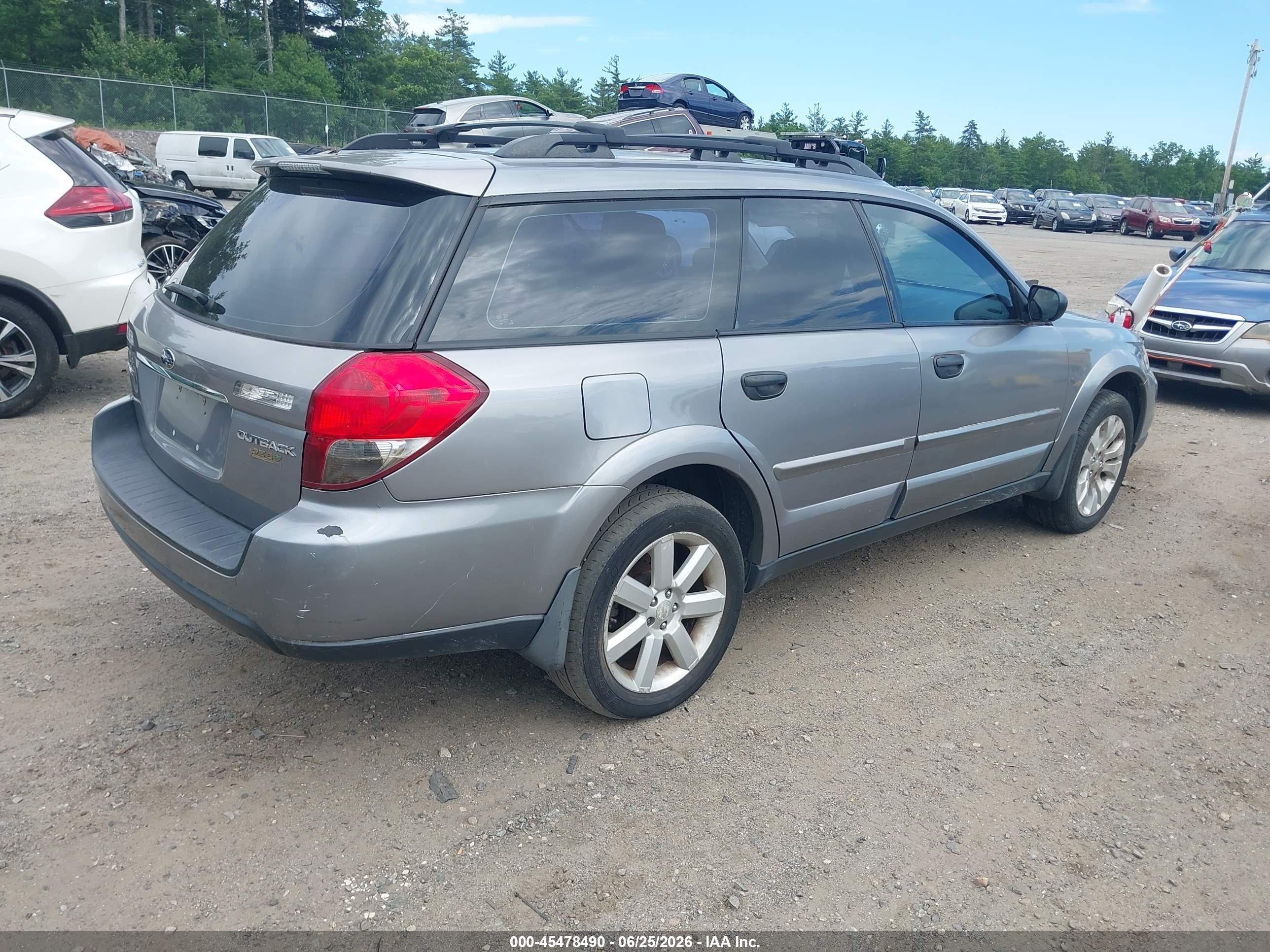 2009 Subaru Outback 2.5i Gray vin: 4S4BP61C797330623