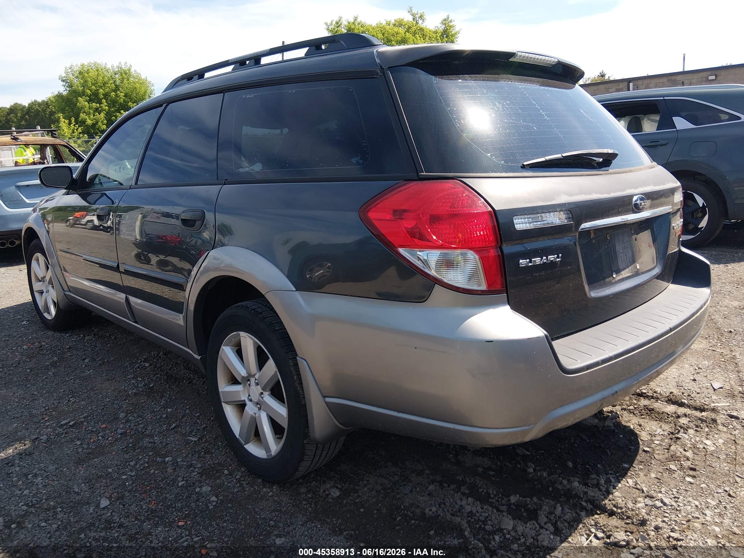 2009 Subaru Outback 2.5i Gray vin: 4S4BP61C797335563