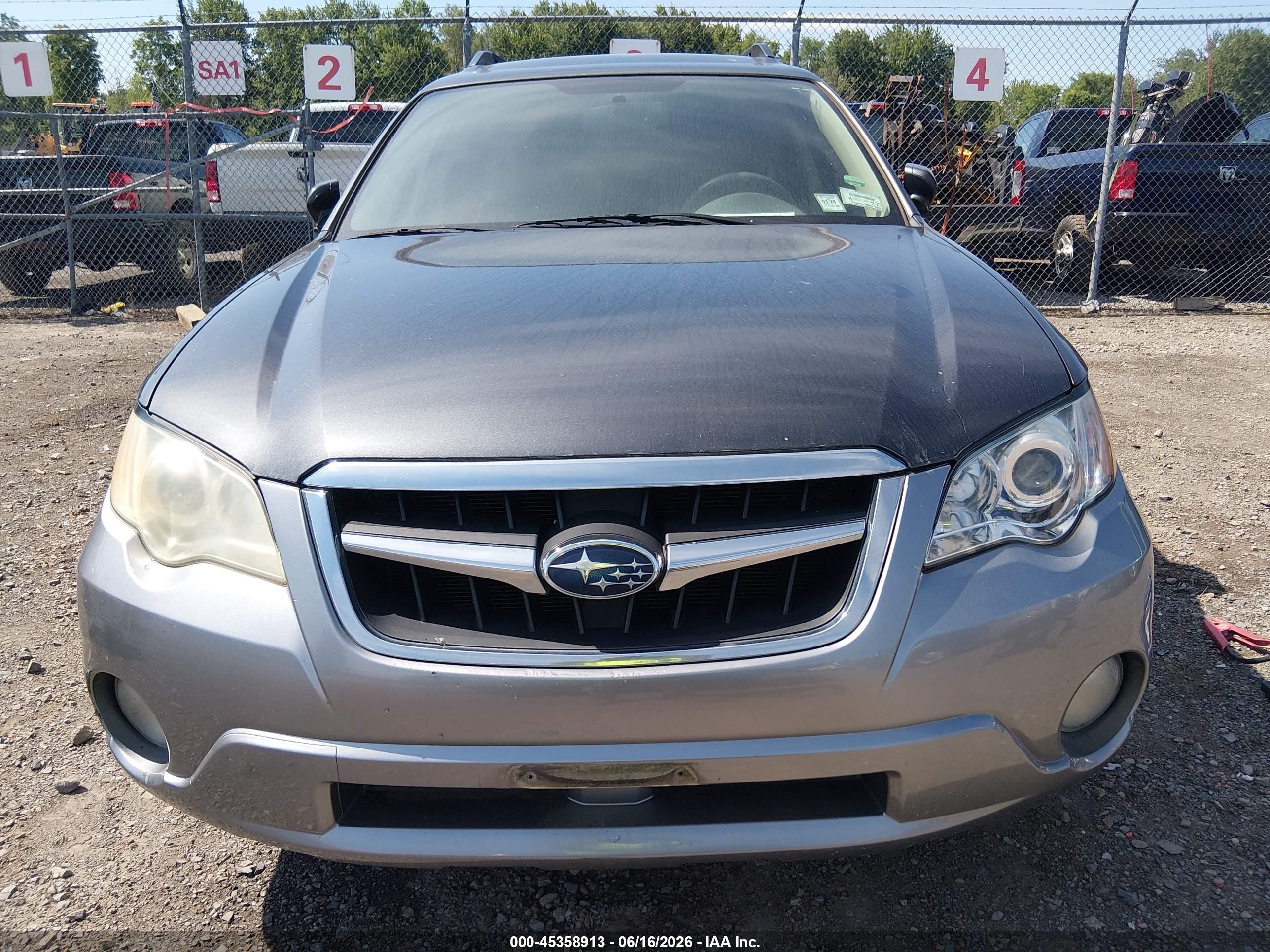 2009 Subaru Outback 2.5i Gray vin: 4S4BP61C797335563
