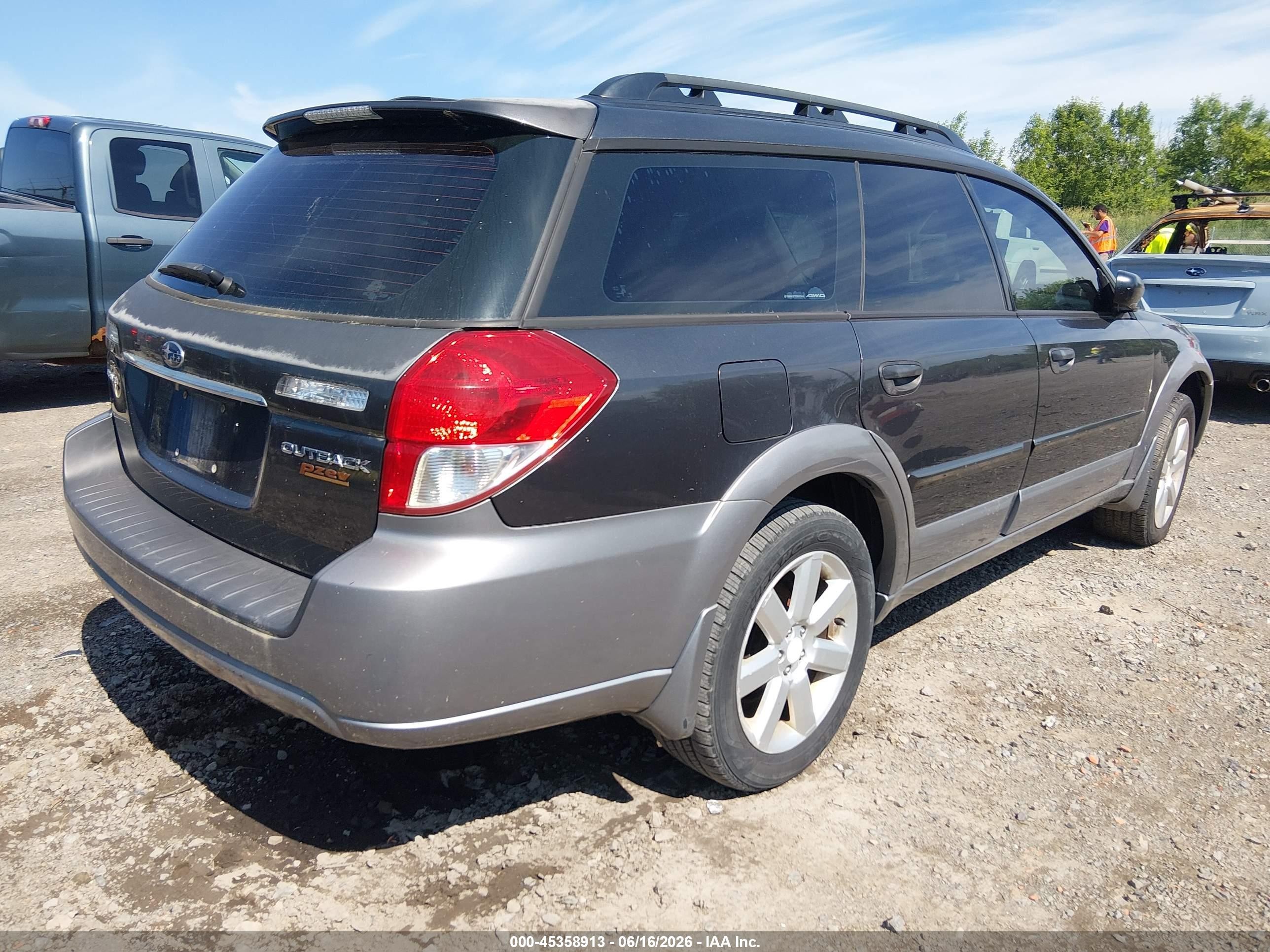 2009 Subaru Outback 2.5i Gray vin: 4S4BP61C797335563