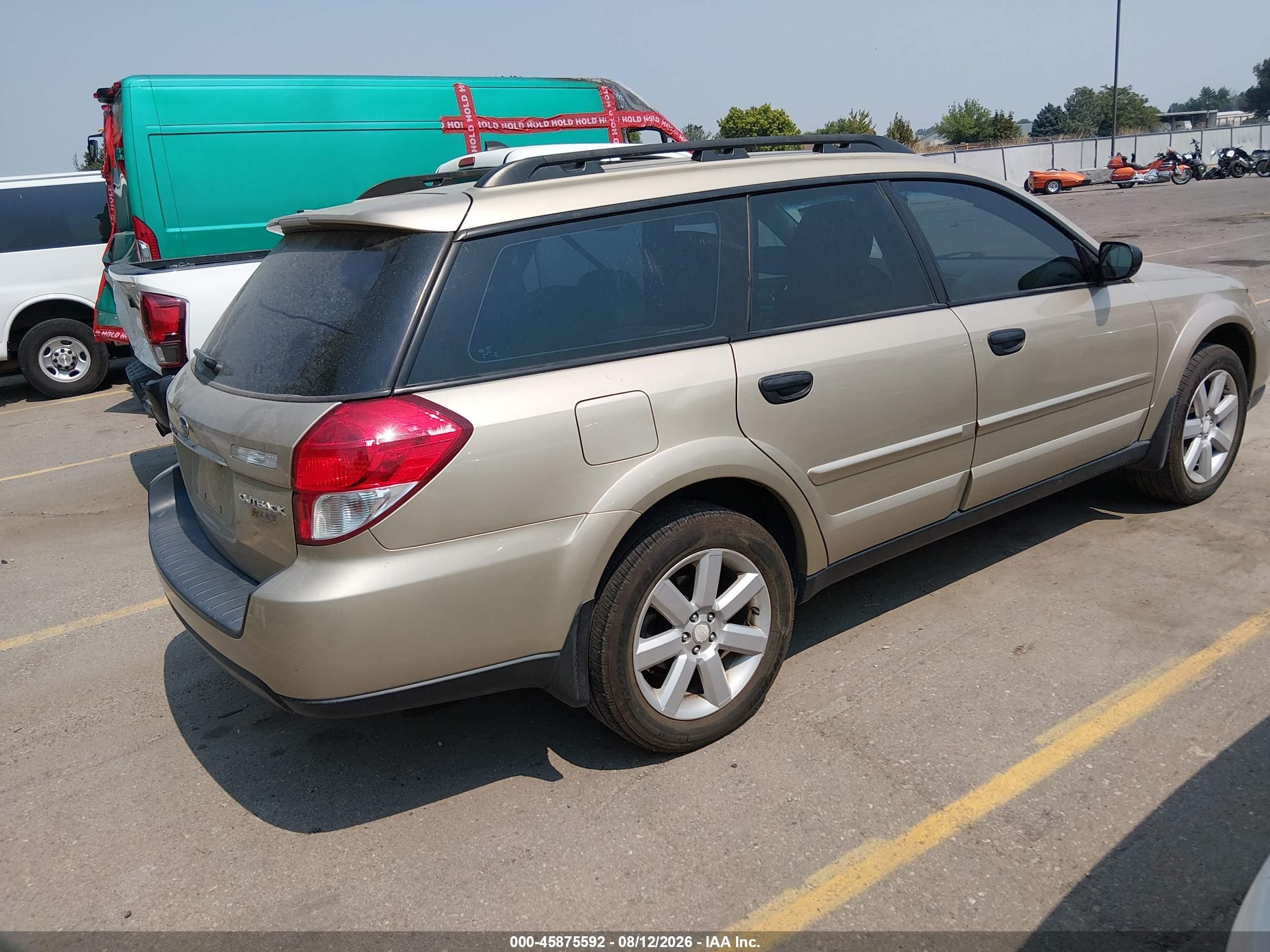 2009 Subaru Outback 2.5i Gold vin: 4S4BP61C797340908