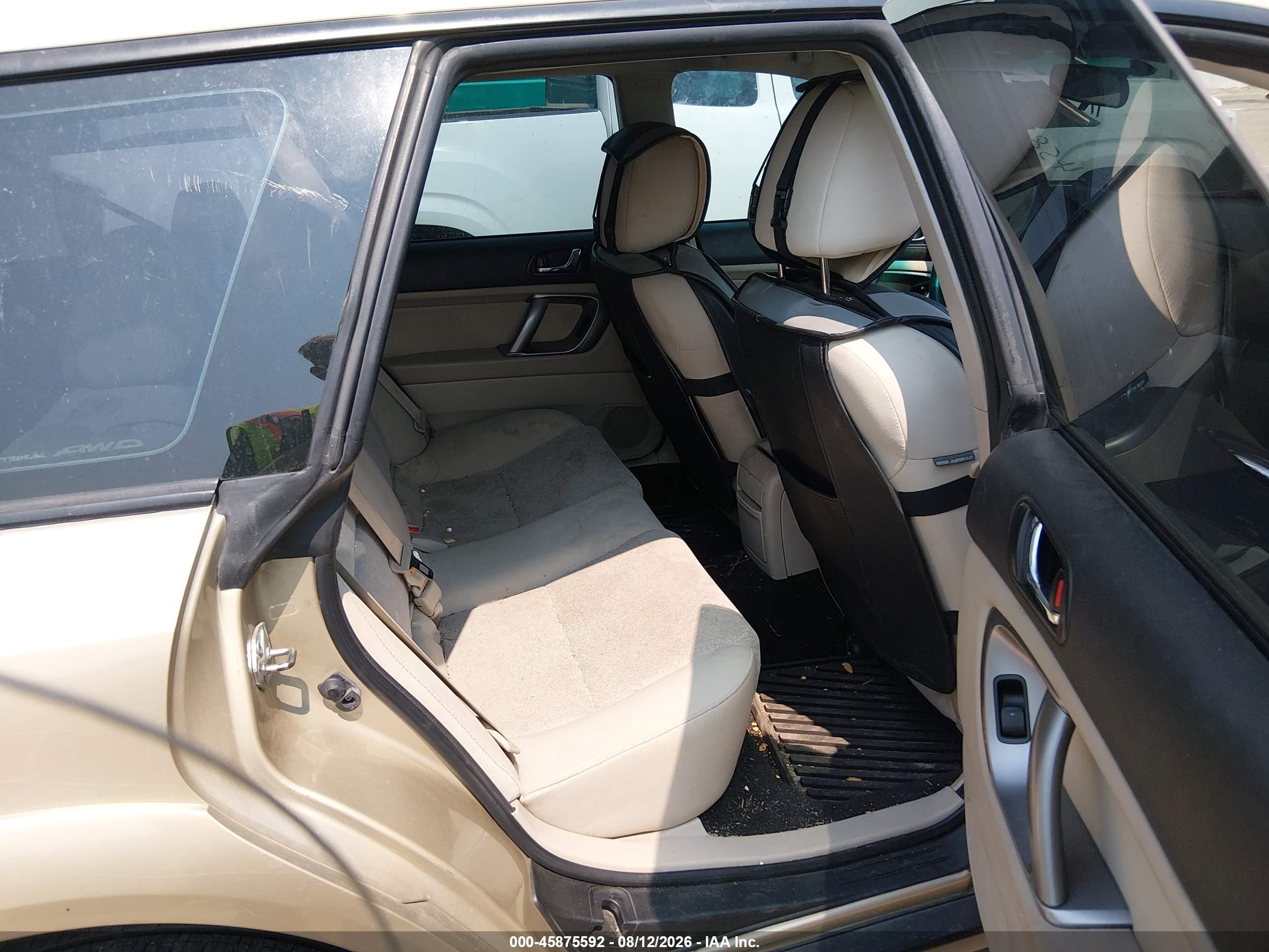 2009 Subaru Outback 2.5i Gold vin: 4S4BP61C797340908
