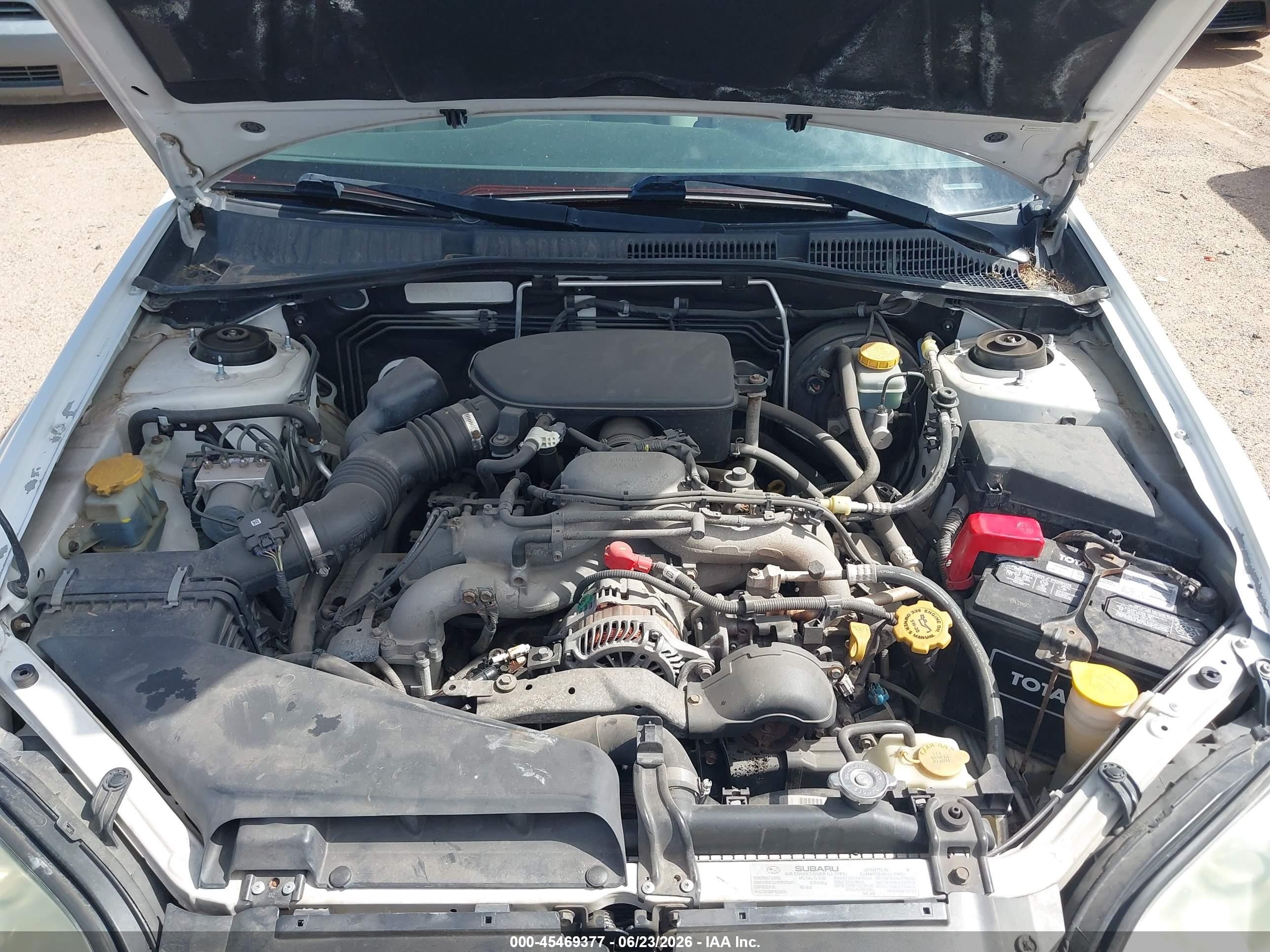 2006 Subaru Outback 2.5i Белый vin: 4S4BP61C867360192
