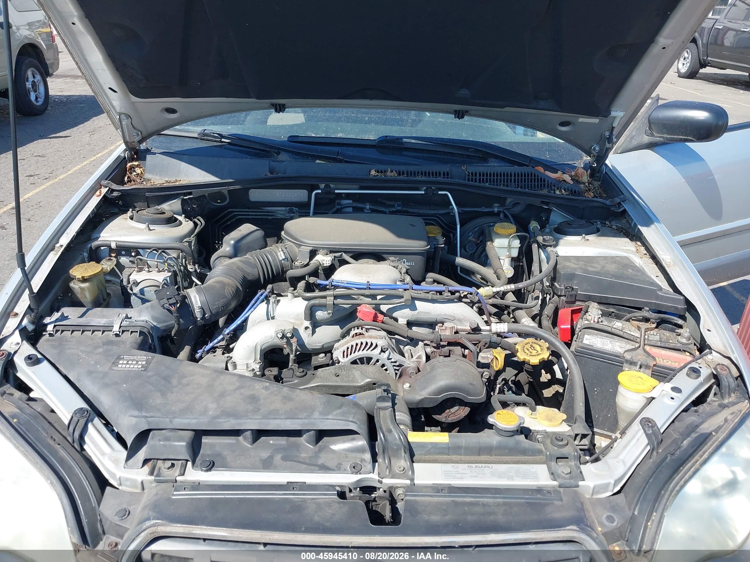 2007 Subaru Outback 2.5i Basic Silver vin: 4S4BP61C876330696