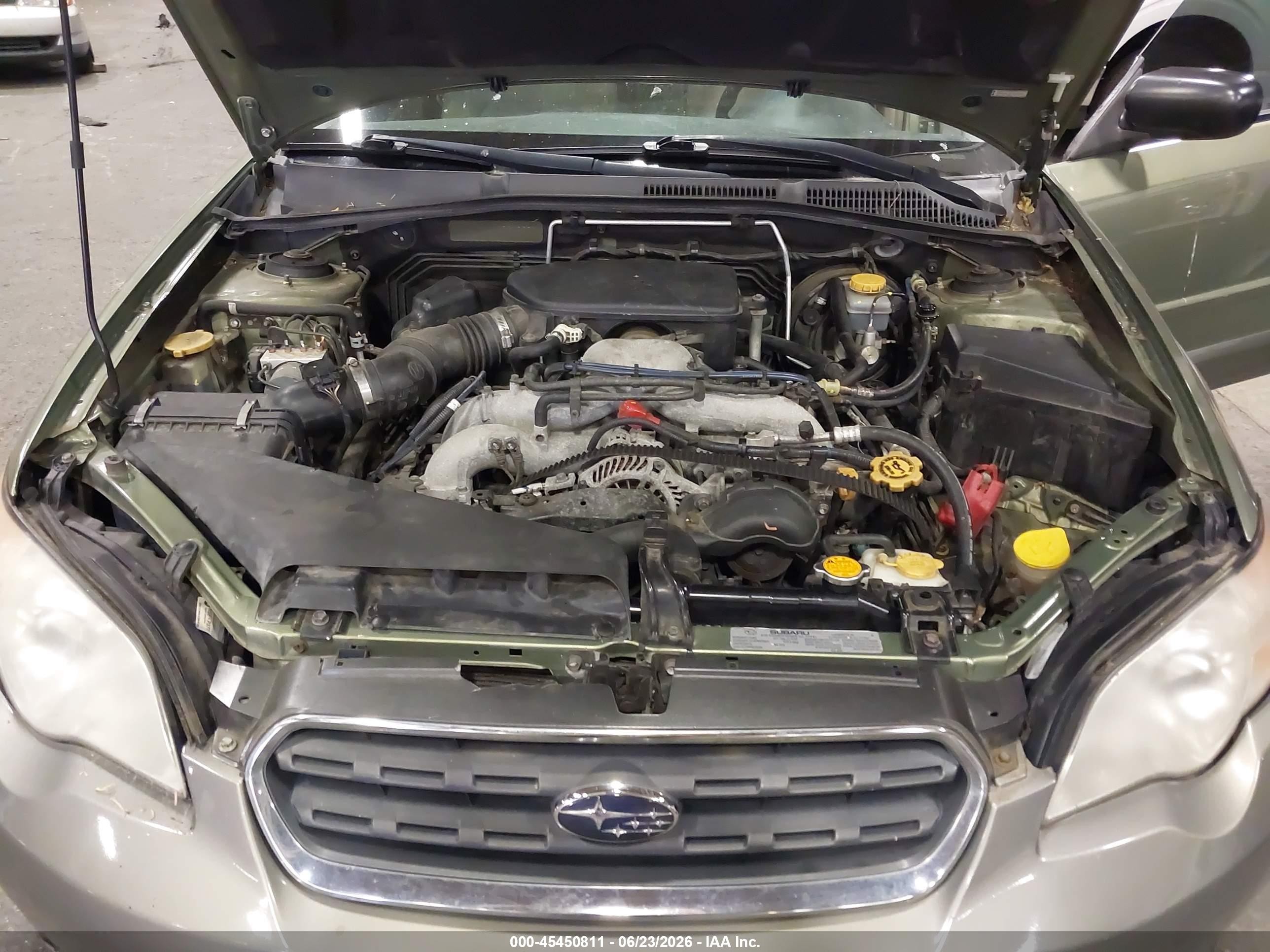 2007 Subaru Outback 2.5i Green vin: 4S4BP61C877303539