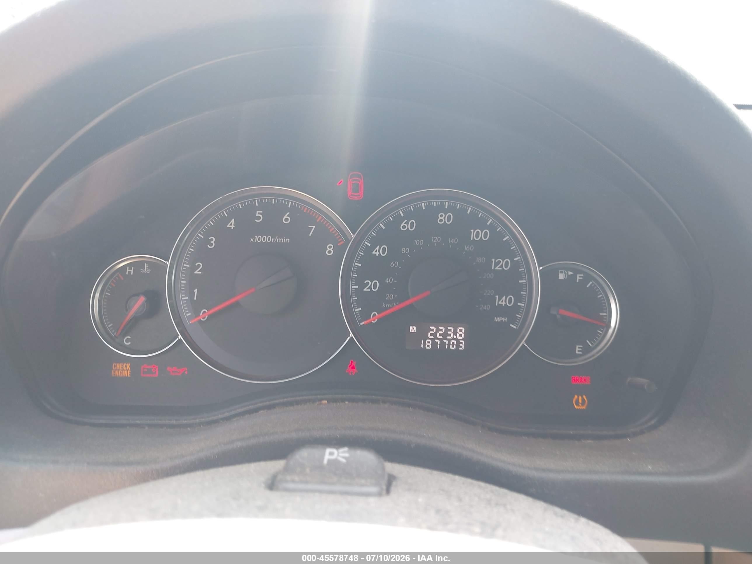 2008 Subaru Outback (natl) I Синий vin: 4S4BP61C886315777