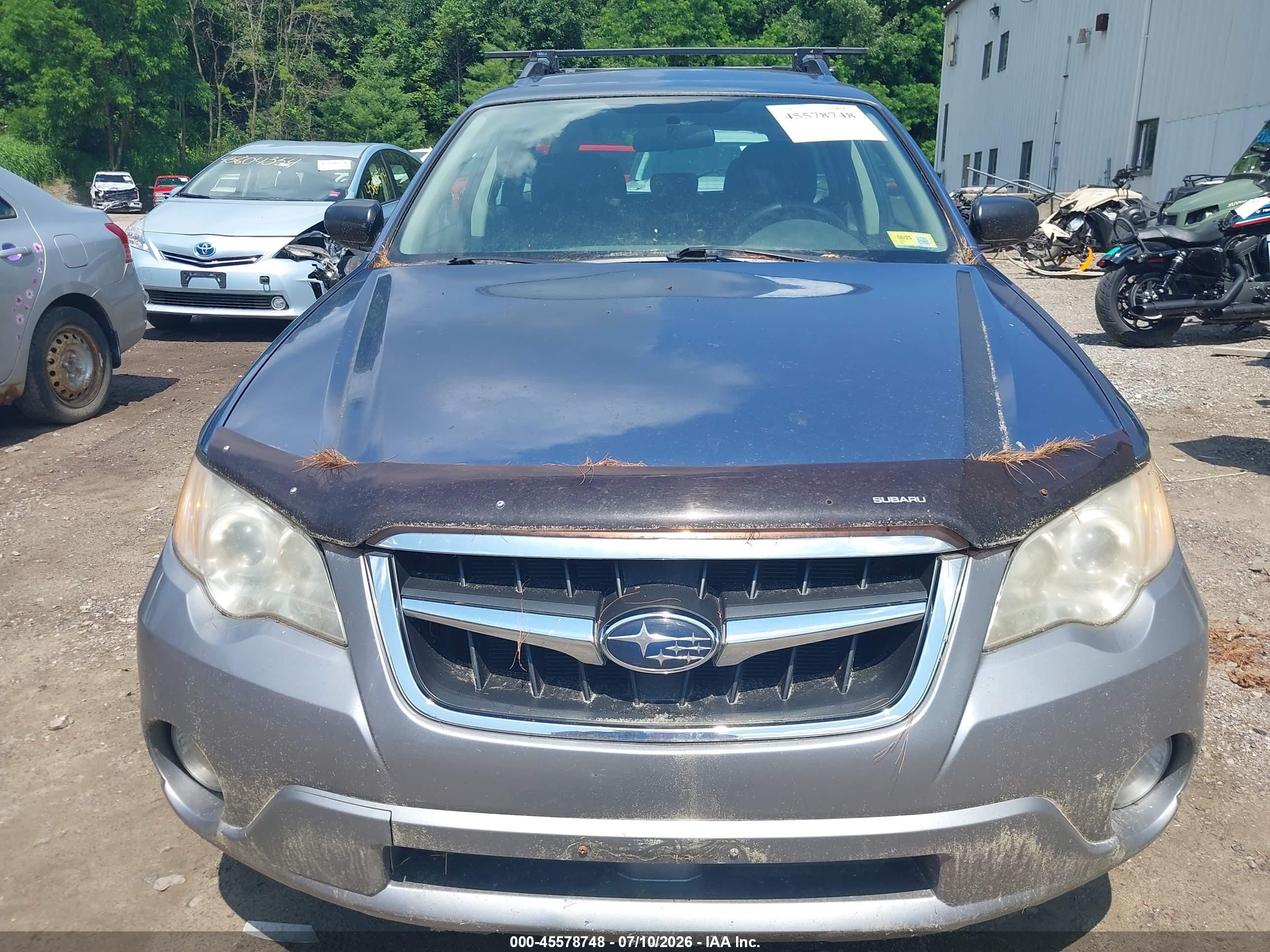 2008 Subaru Outback (natl) I Синий vin: 4S4BP61C886315777